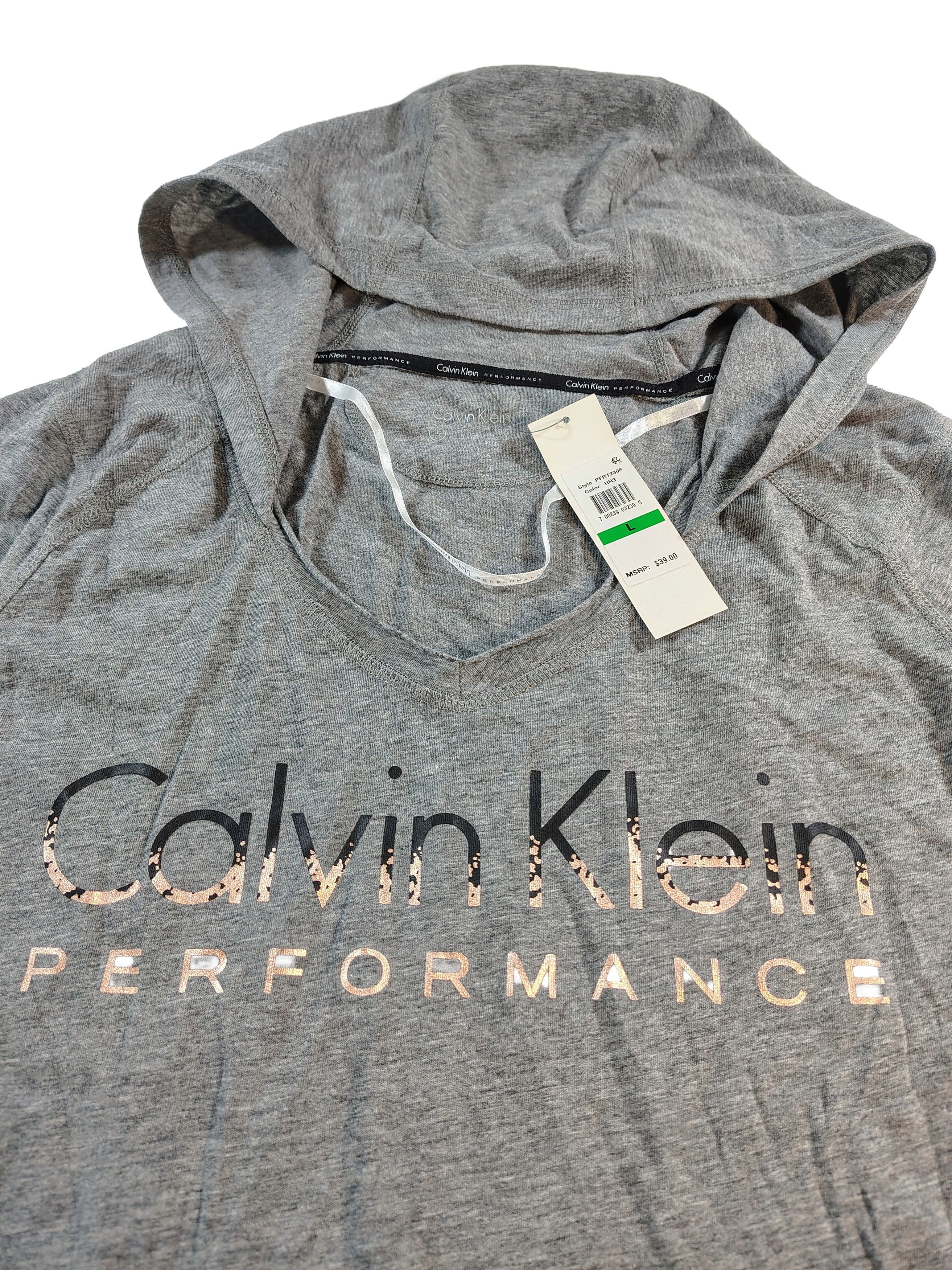 Calvin Klein New Women's Large Calvin Klein Performance Hooded Jacket Size L / US 10 / IT 46 - 4 Thumbnail