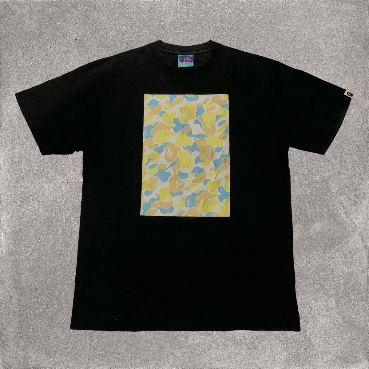 Bape Bape Large Sapporo City Camo Japan Black Tee A Bathing 2006 Size US L / EU 52-54 / 3 - 1 Thumbnail