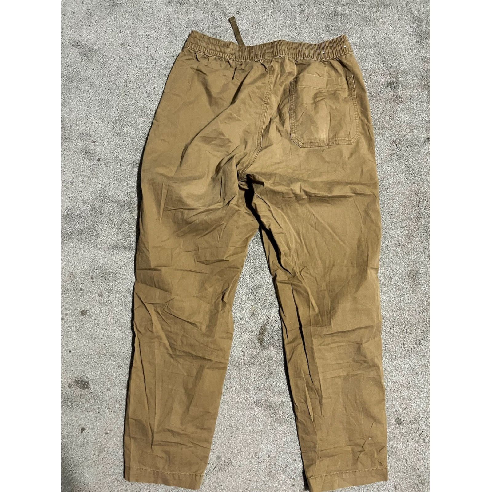 Uniqlo Uniqlo Men's Khaki Beige Cotton Spandex Jogger Pants Size S Regular Size US 29 - 3 Thumbnail