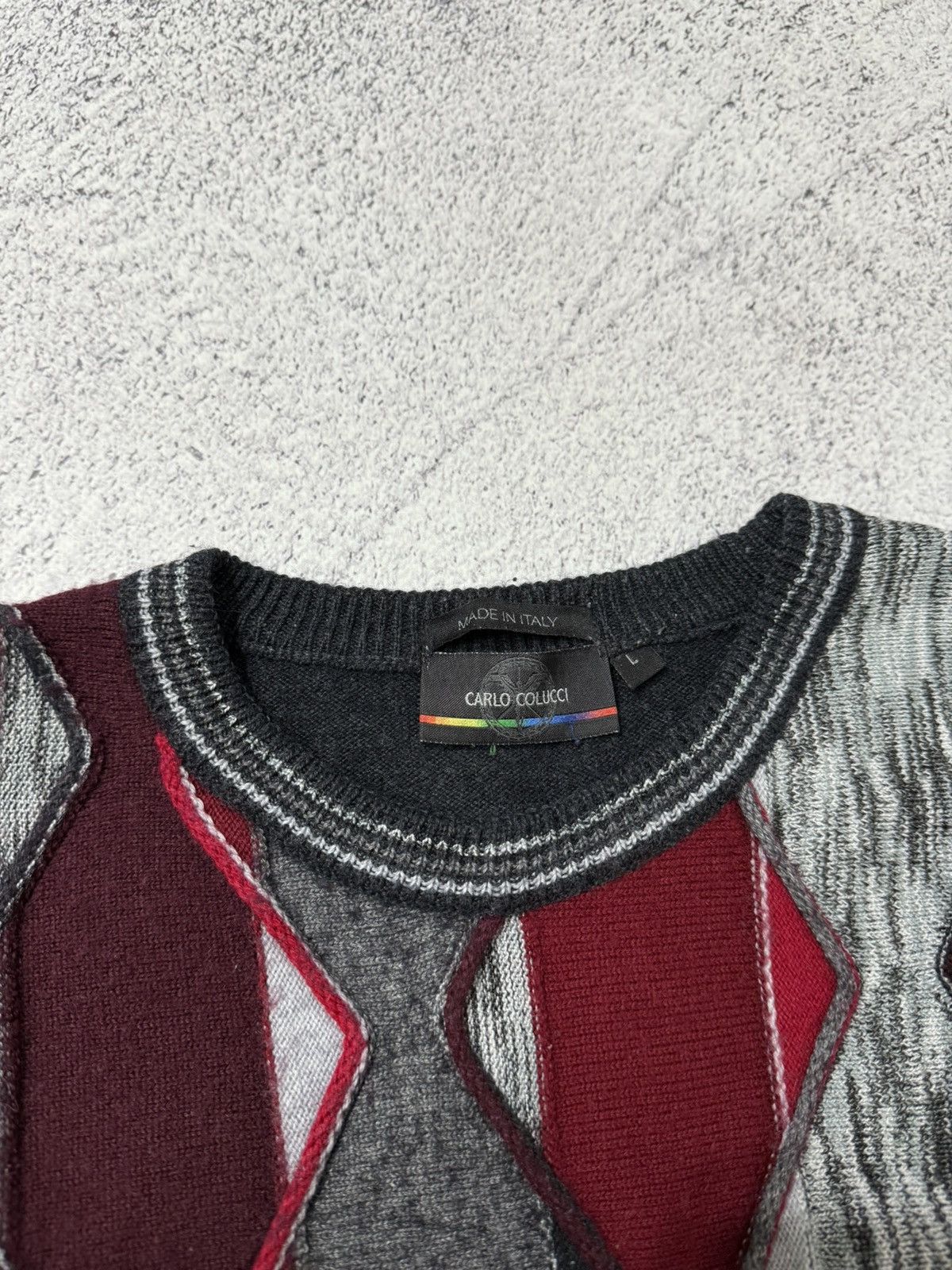 Carlo Colucci × Coogi × Vintage Vintage Carlo Colucci Coogi Style Sweater Size US L / EU 52-54 / 3 - 5 Thumbnail