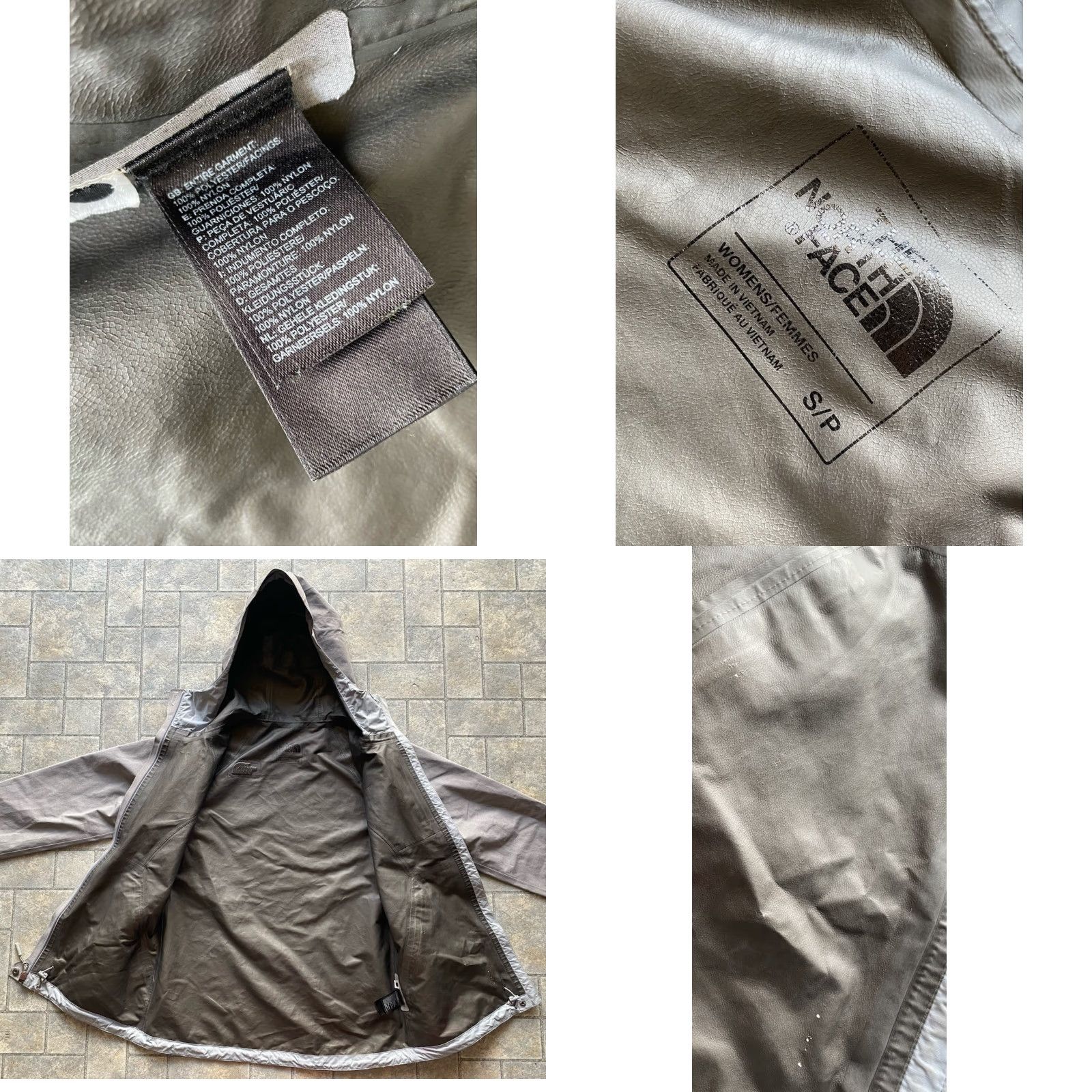 The North Face VINTAGE The North Face Jacket Womens S Gray Goretex Dyrzzle Hooded Logo Raincoat Hiking Size S / US 4 / IT 40 - 9 Thumbnail