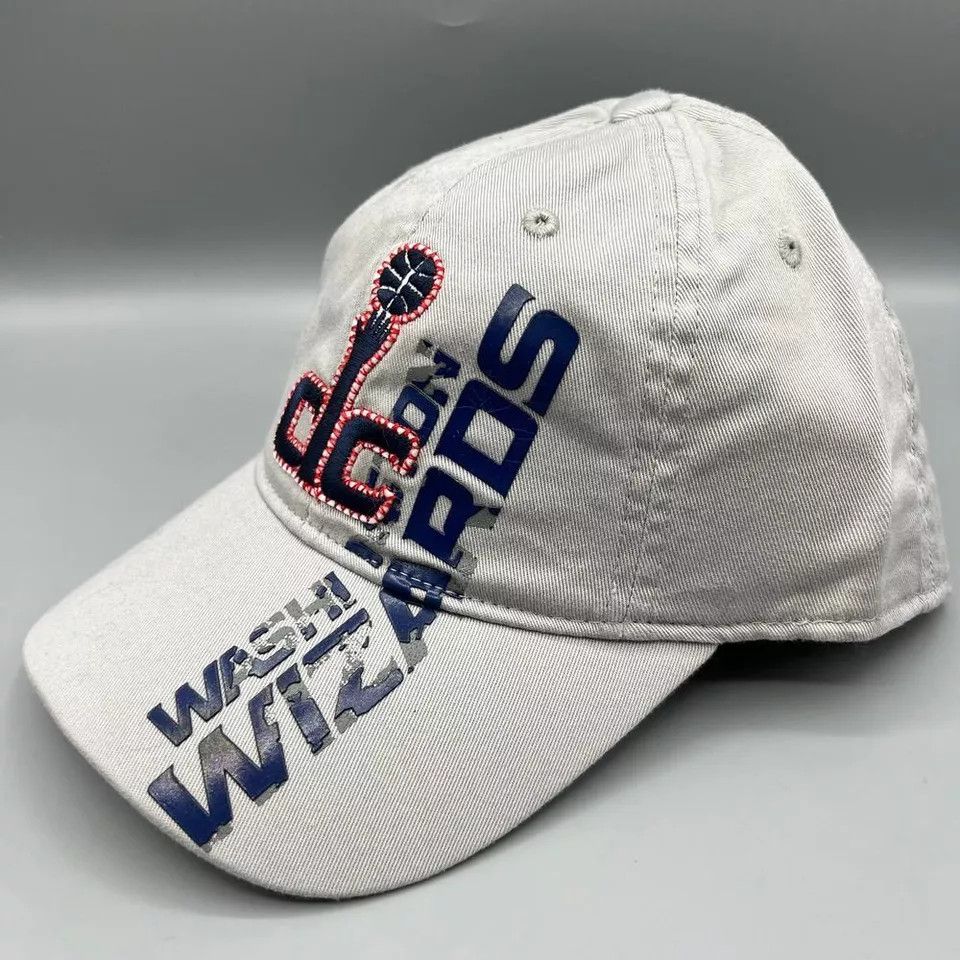 Adidas Washington Wizards Hat Men M-L Adidas Stretch Fitted Cap Size ONE SIZE - 2 Thumbnail