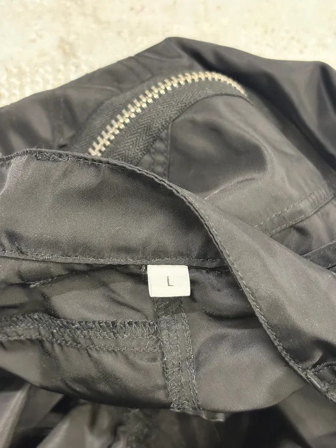 Vintage Archive Black Nylon Tornado Zip Pants Size US 32 / EU 48 - 8 Thumbnail