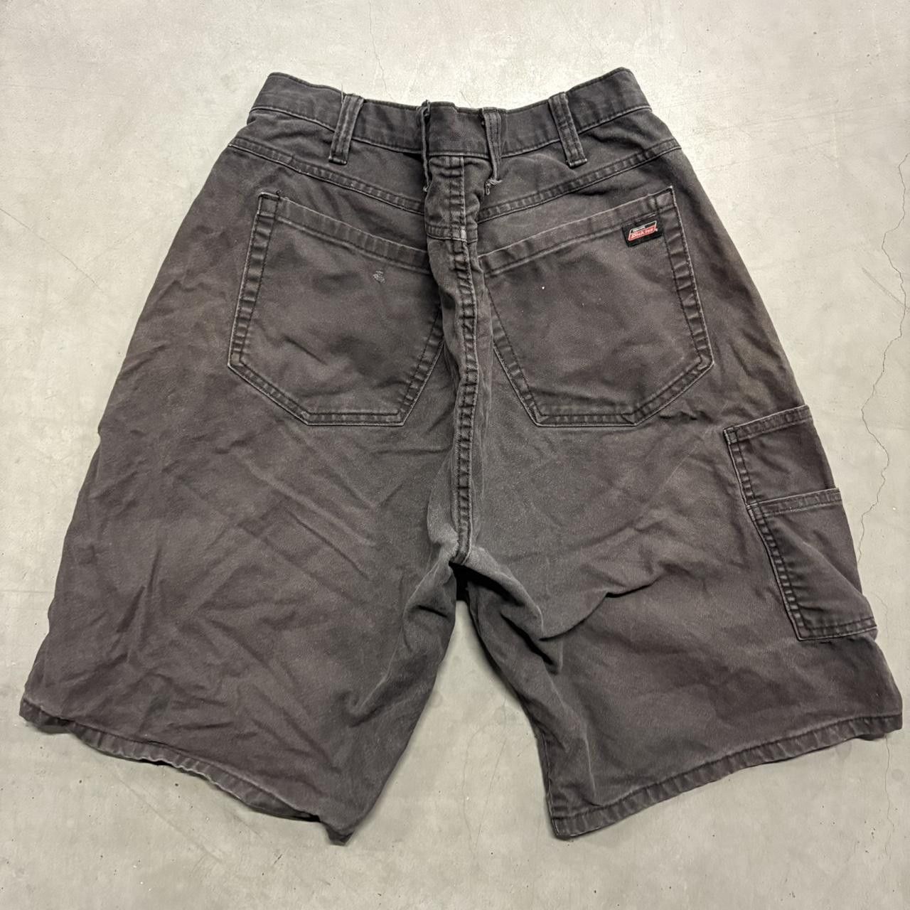Vintage Crazy Vintage Y2K/2000s Black Sun Faded Skater Dickies Carpenter Cargo Shorts! Size US 36 / EU 52 - 2 Thumbnail