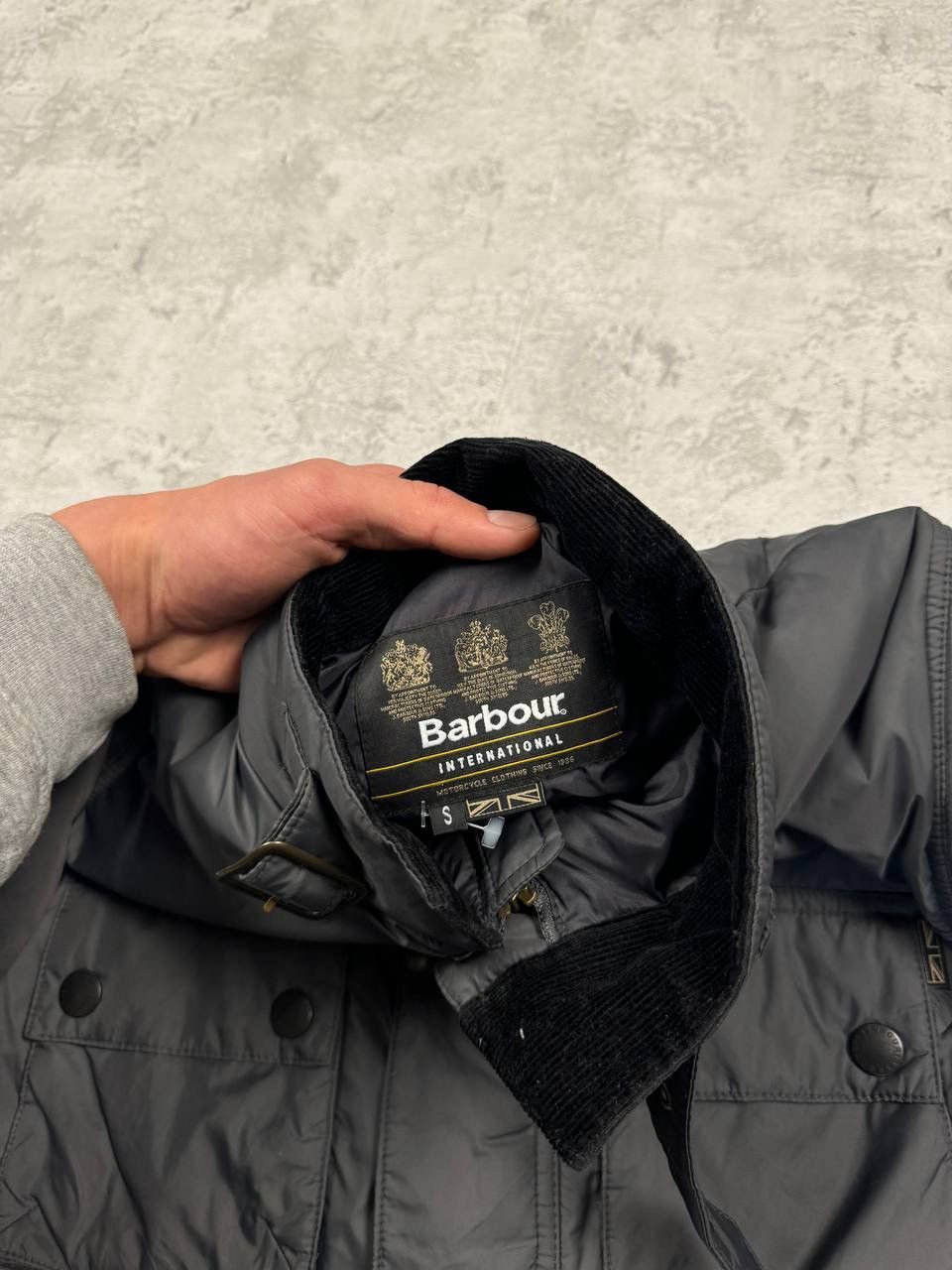 Barbour Barbour International Padded Gray Mens Jacket Size S Size US S / EU 44-46 / 1 - 21 Thumbnail