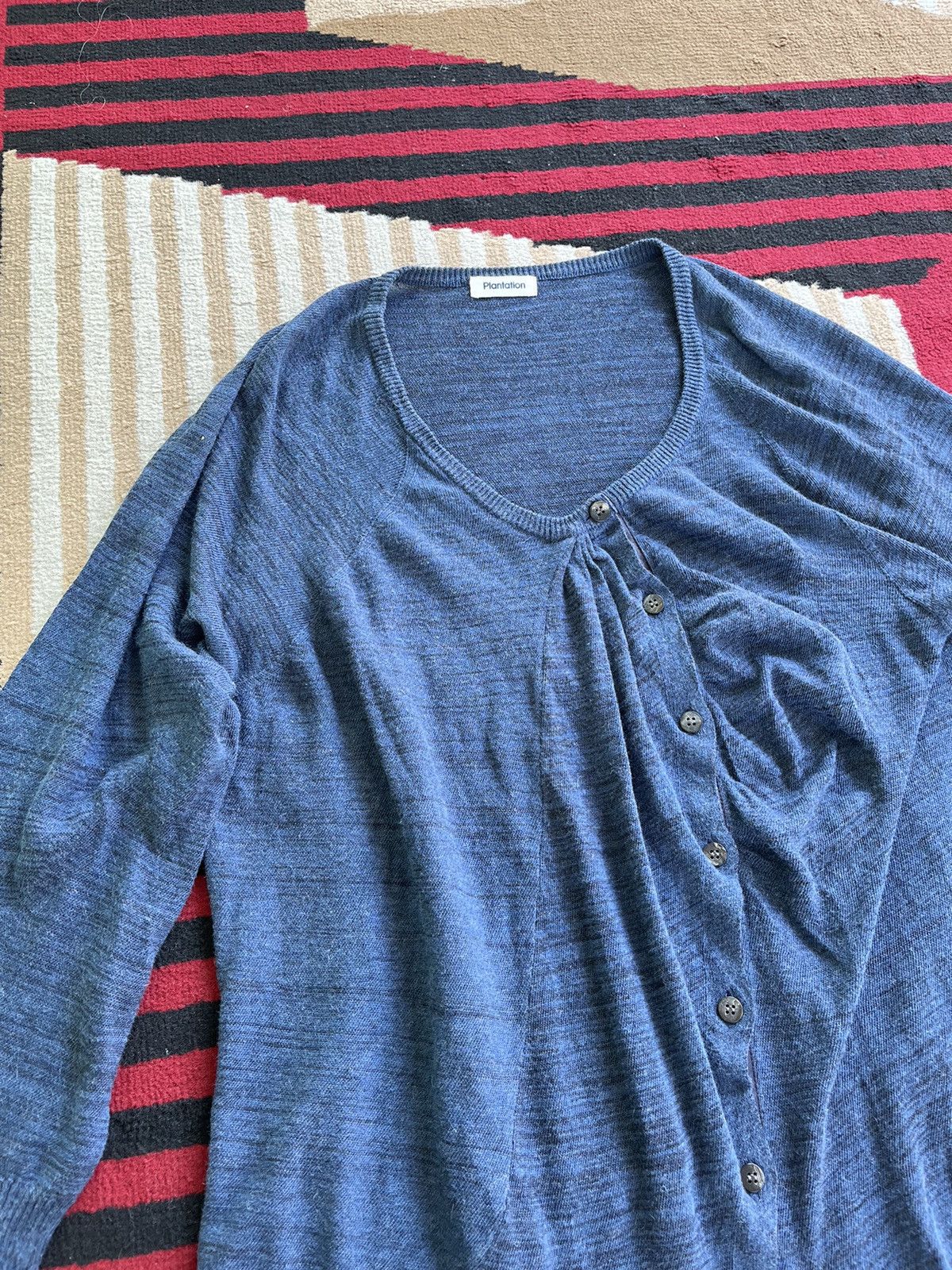 Issey Miyake Plantation By Issey Miyake Asymmetrical Knit Button Size US M / EU 48-50 / 2 - 3 Thumbnail