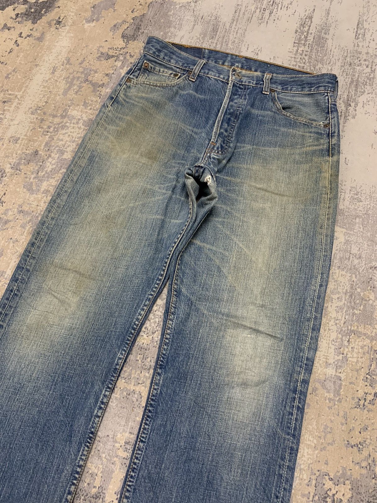 Levi's Vintage Levi's 501 Original Fit Jeans Medium Wash W30x30 Size US 30 / EU 46 - 3 Thumbnail