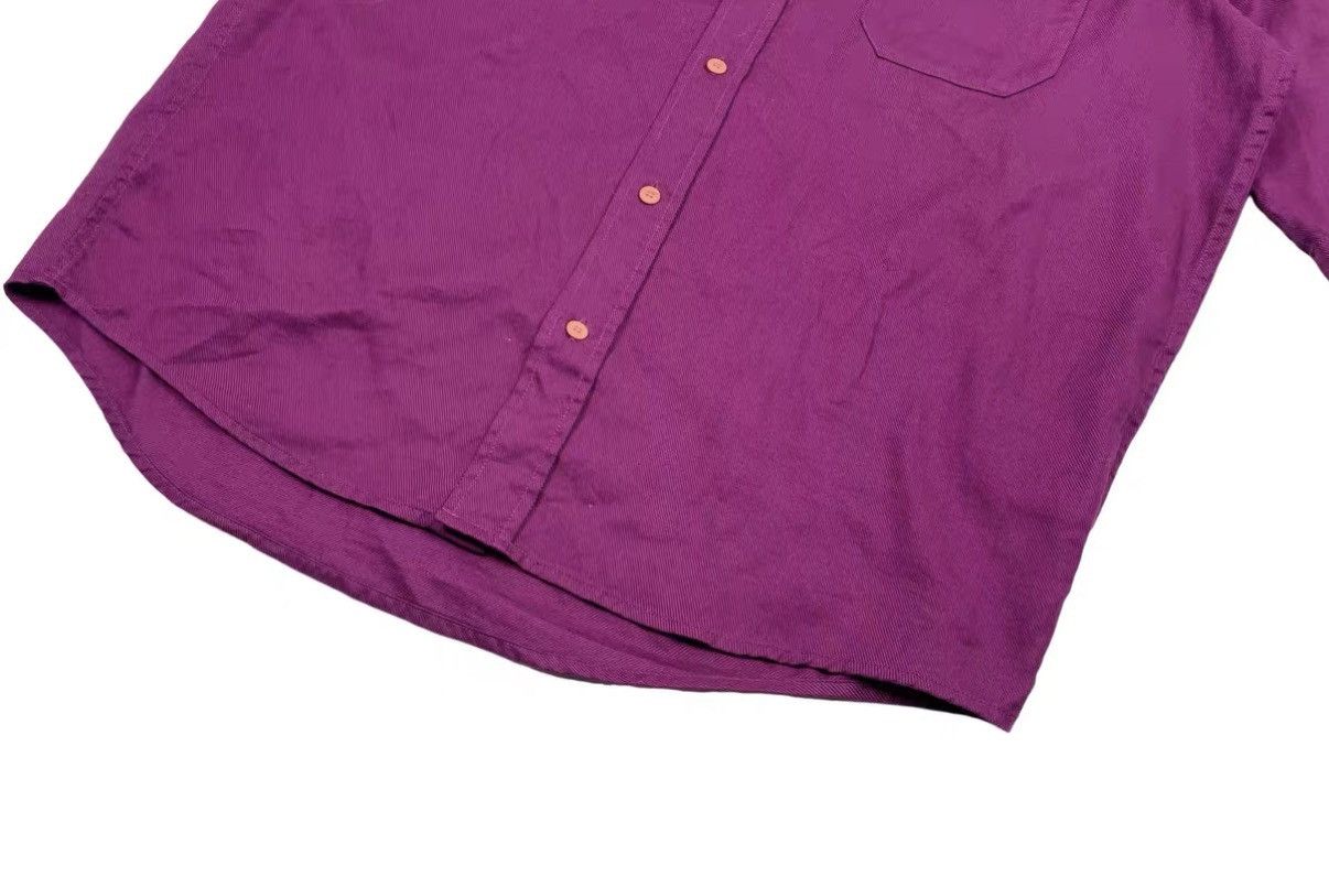 Acne Studios Acne Studios 1996 Back Slogan Purple Short Sleeve Shirt J31 Size US S / EU 44-46 / 1 - 4 Thumbnail