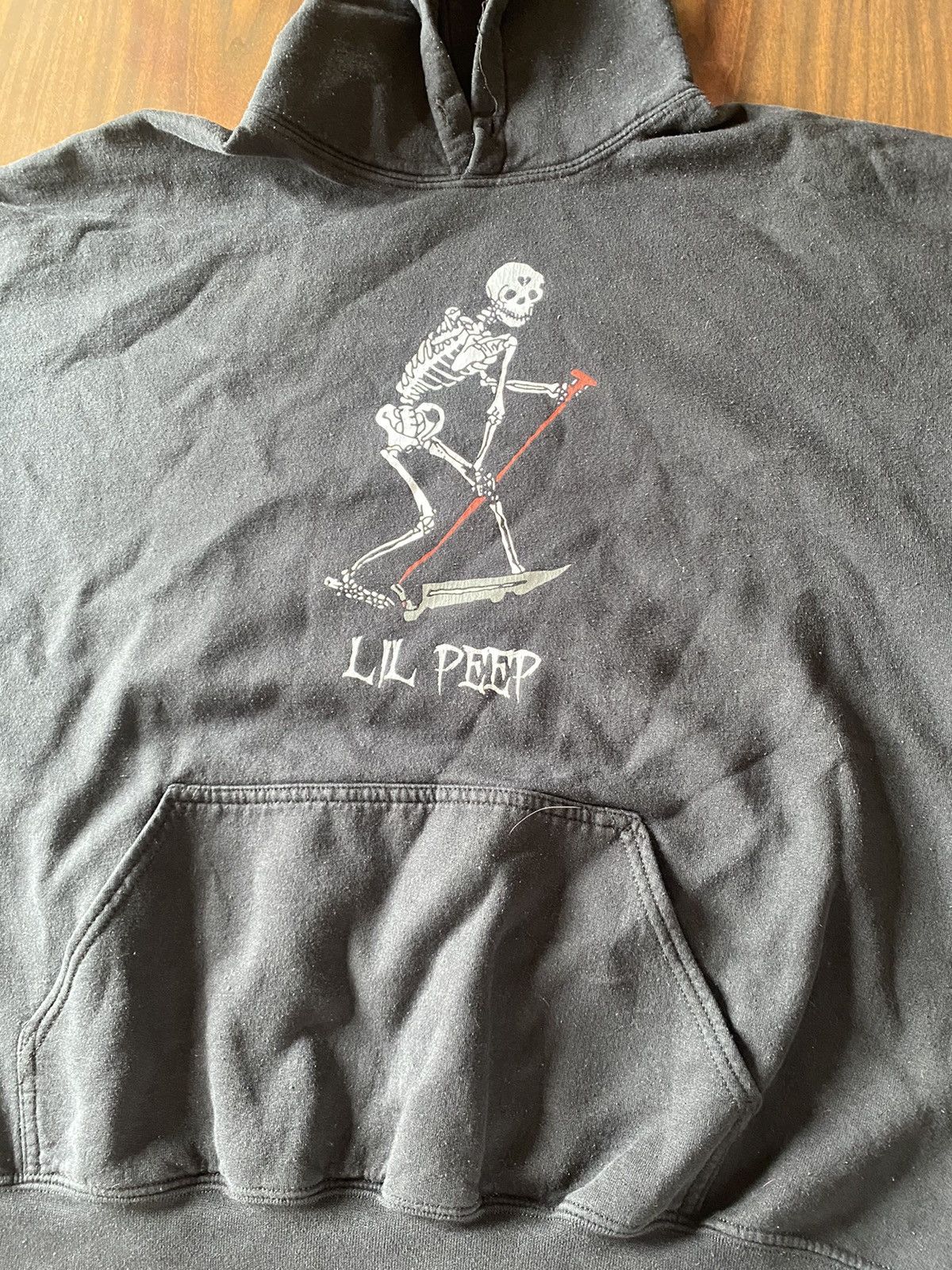 LIL PEEP Lil Peep x SchemaPosse skeleton hoodie | Grailed