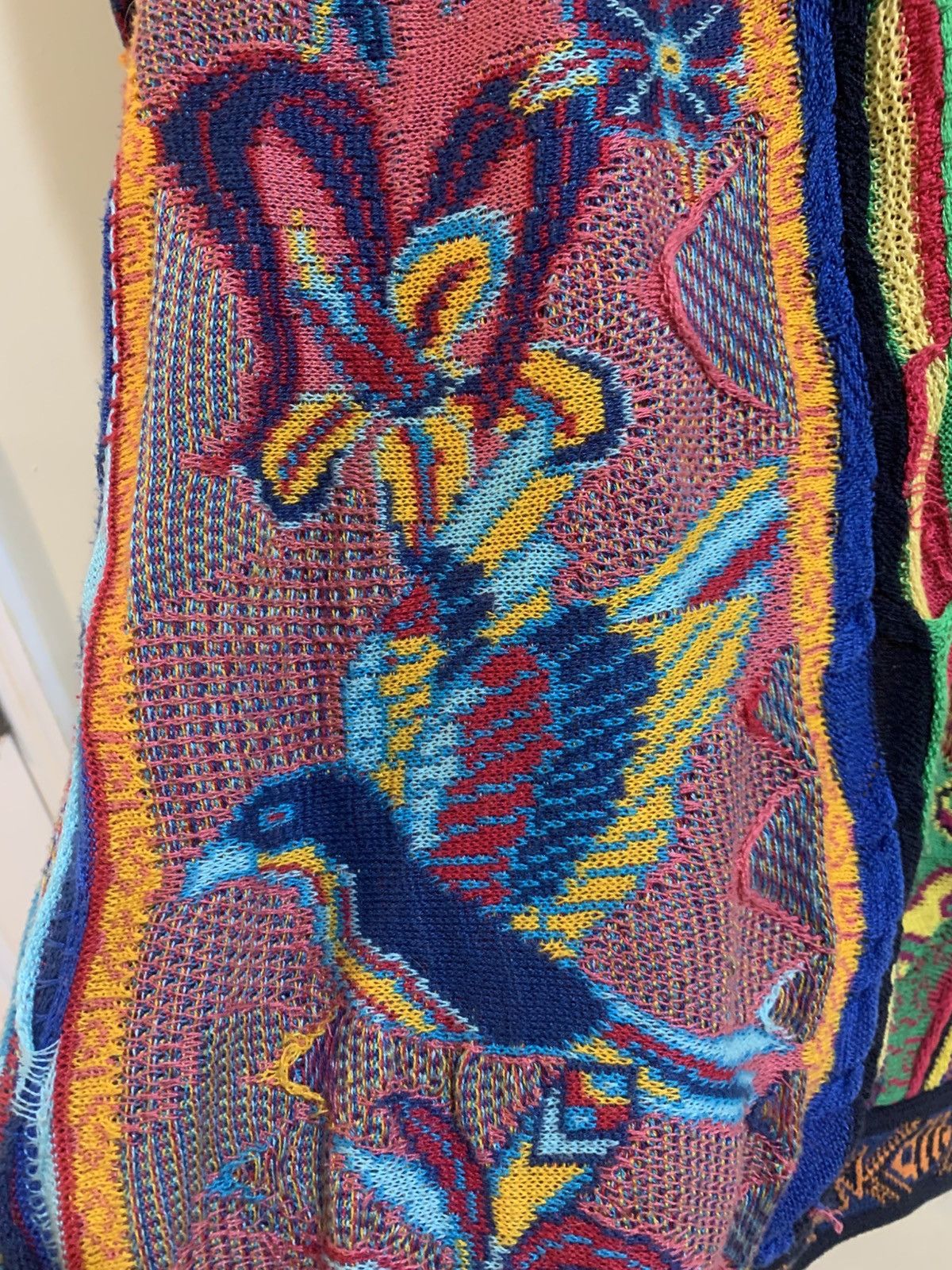 Coogi Tropical Fish Birds Flowers Coogi Sweater Large Size US L / EU 52-54 / 3 - 5 Thumbnail