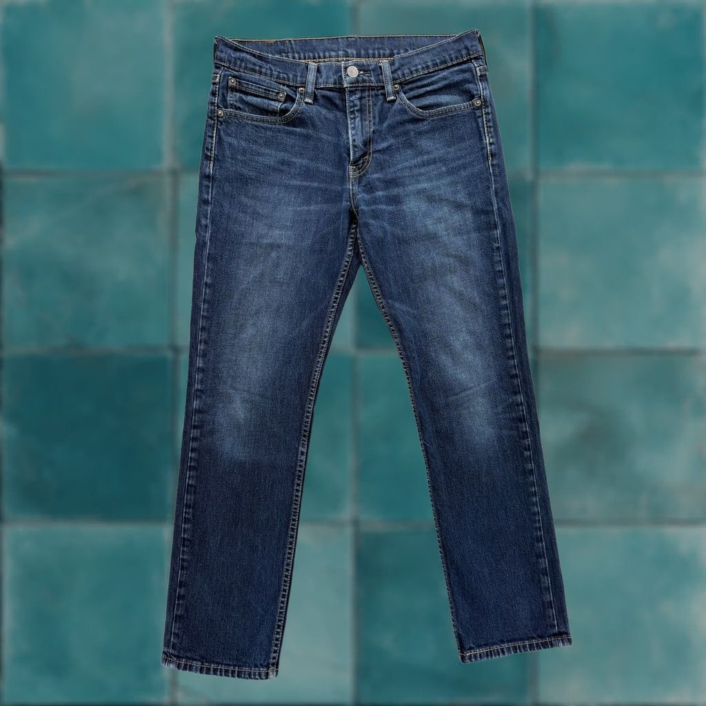 Levi's Mens Levis 511 Jeans Slim Straight Stretch Denim Pants Blue Medium Wash Adult 32x30 Size US 32 / EU 48 - 1 Thumbnail