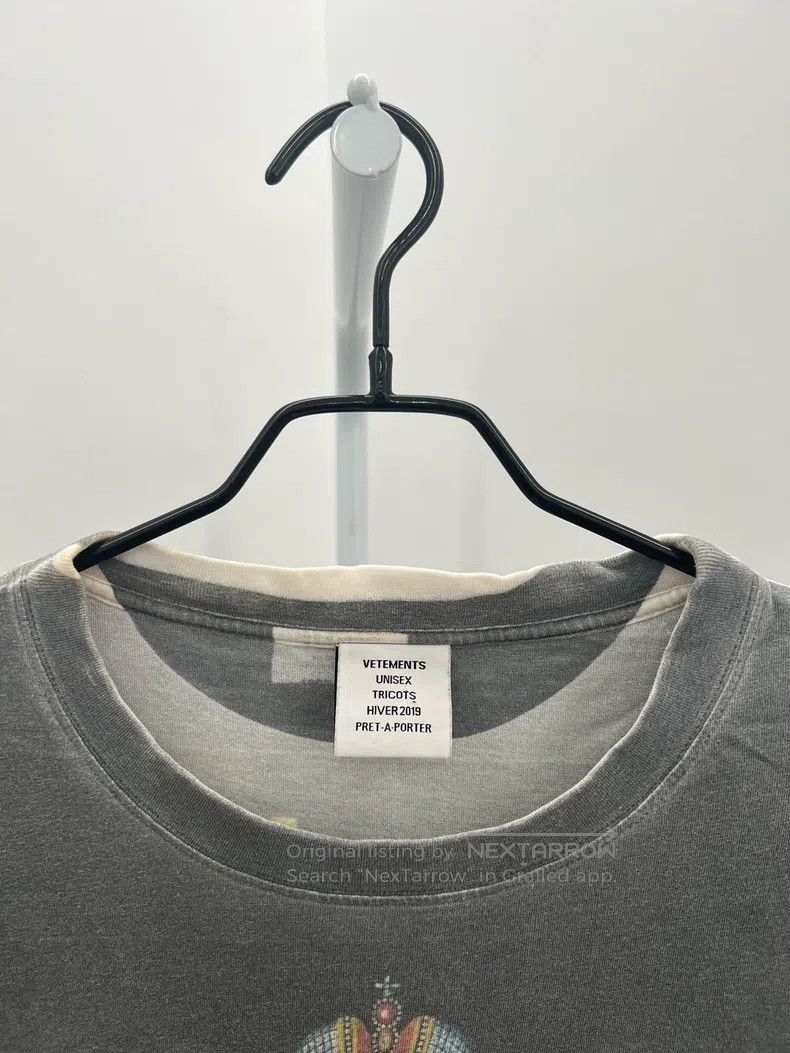Vetements Vetements Short-Sleeve T-Shirt with Wide Fit and Printed L Size US S / EU 44-46 / 1 - 3 Thumbnail
