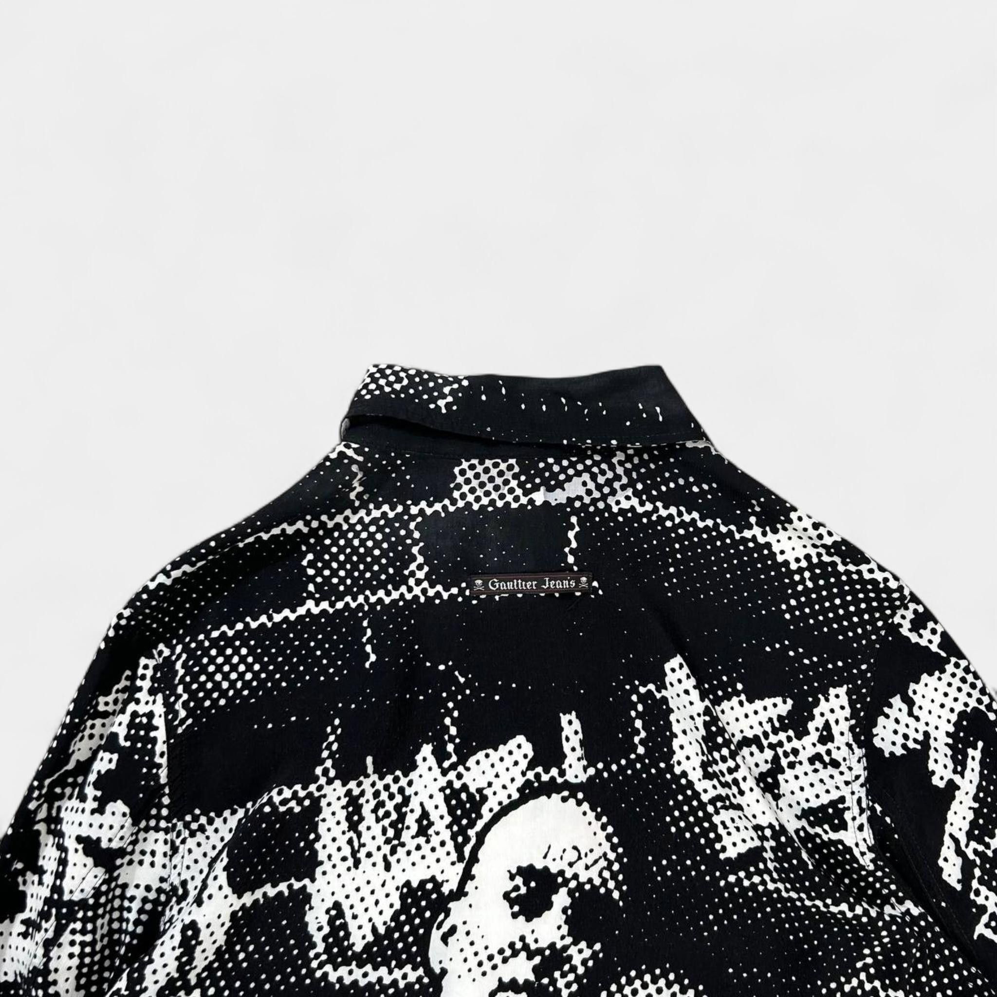 Jean Paul Gaultier Jean Paul Gaultier 1997 "F*ck Racism" Print Shirt Size US L / EU 52-54 / 3 - 6 Thumbnail