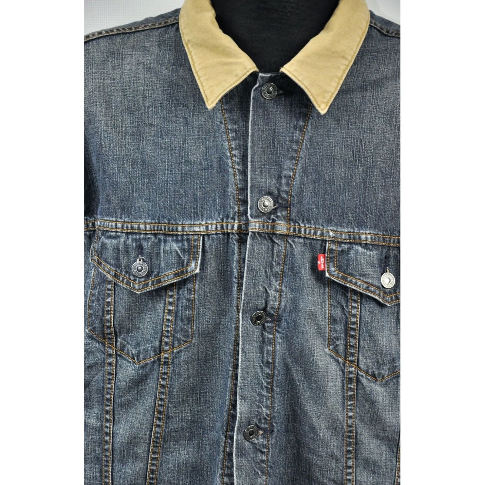 Levi's Levi's Jacket Denim 70518 XL Cotton Lined Vintage? No. 70518 XL Denim Jacket Men Large Blue Outdoor Casual 70518 XL Levi's Jeans Jacket Size US XL / EU 56 / 4 - 8 Thumbnail