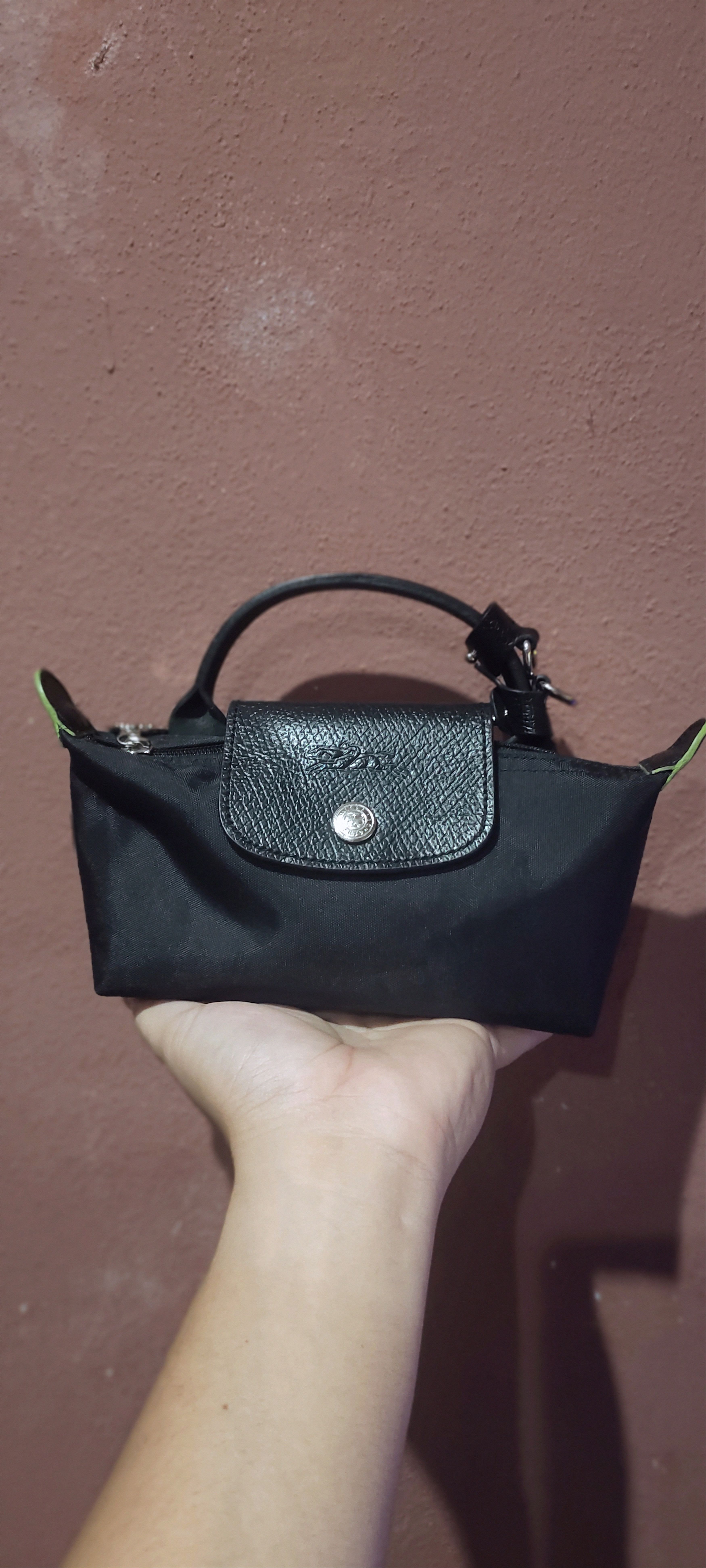 Longchamp × Vintage Longcham Le Pliage Black (xs) Size ONE SIZE - 1 Thumbnail