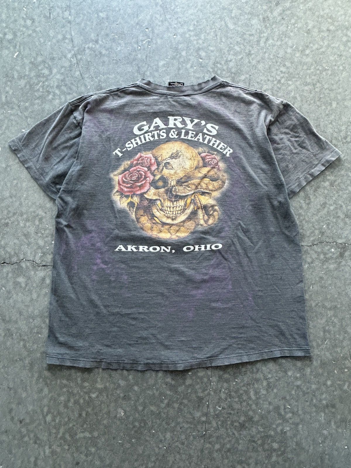 Vintage Vintage 90s 3D Emblem Bad to the Bone Lightning Tee Size US XL / EU 56 / 4 - 7 Thumbnail