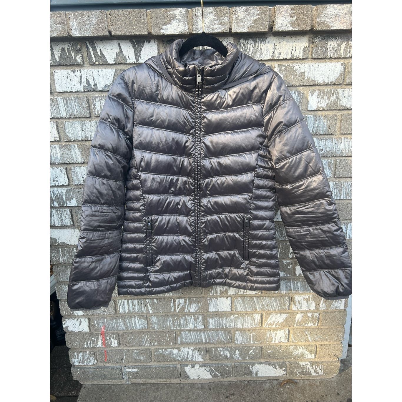 Bass GH Bass Outdoors Shinny Silver Woman’s Winter Jacket Size Me Size M / US 6-8 / IT 42-44 - 1 Thumbnail