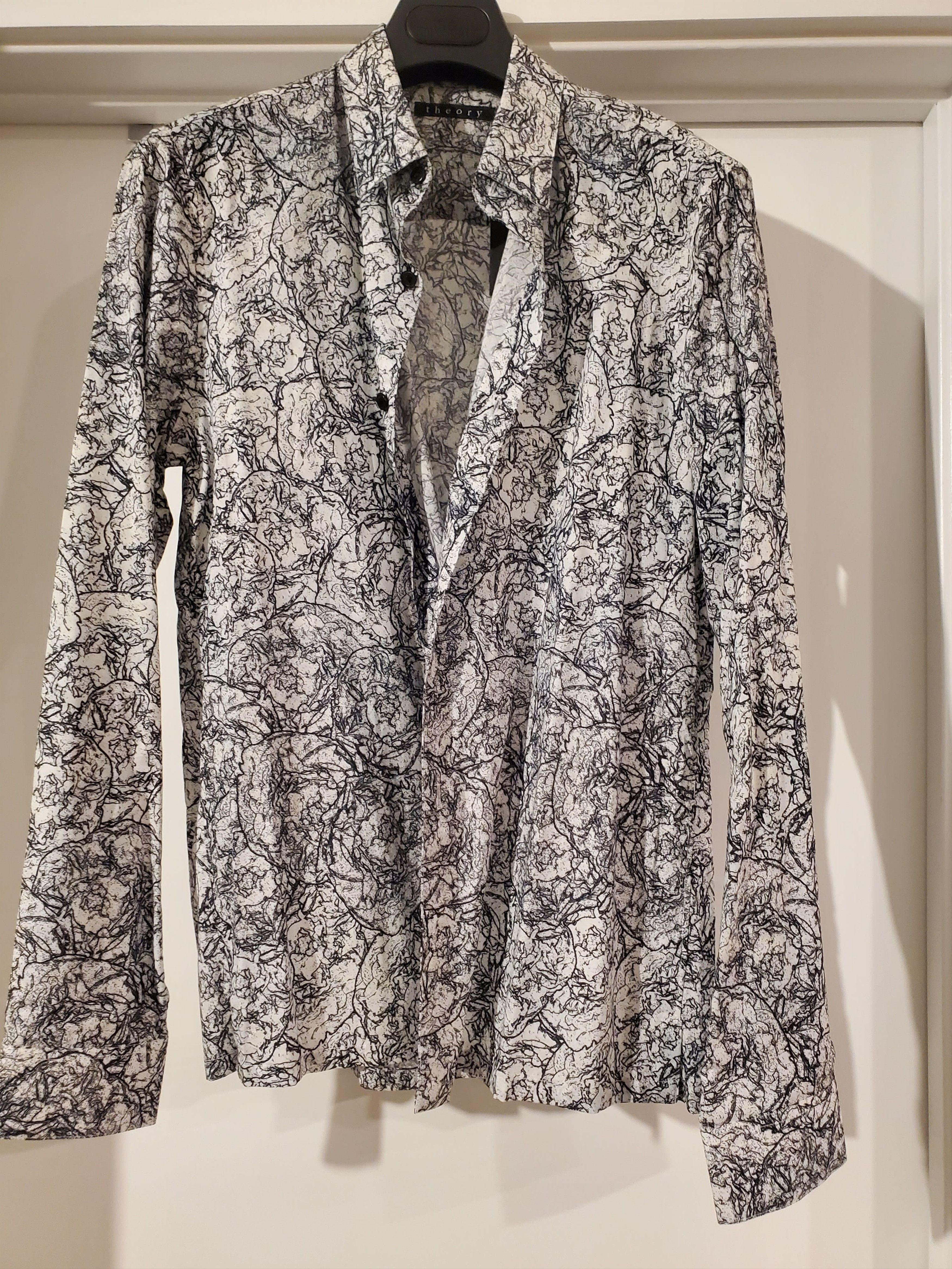 Theory Theory Rare Ranunculus Printing Shirt Sz M Size US M / EU 48-50 / 2 - 1 Thumbnail