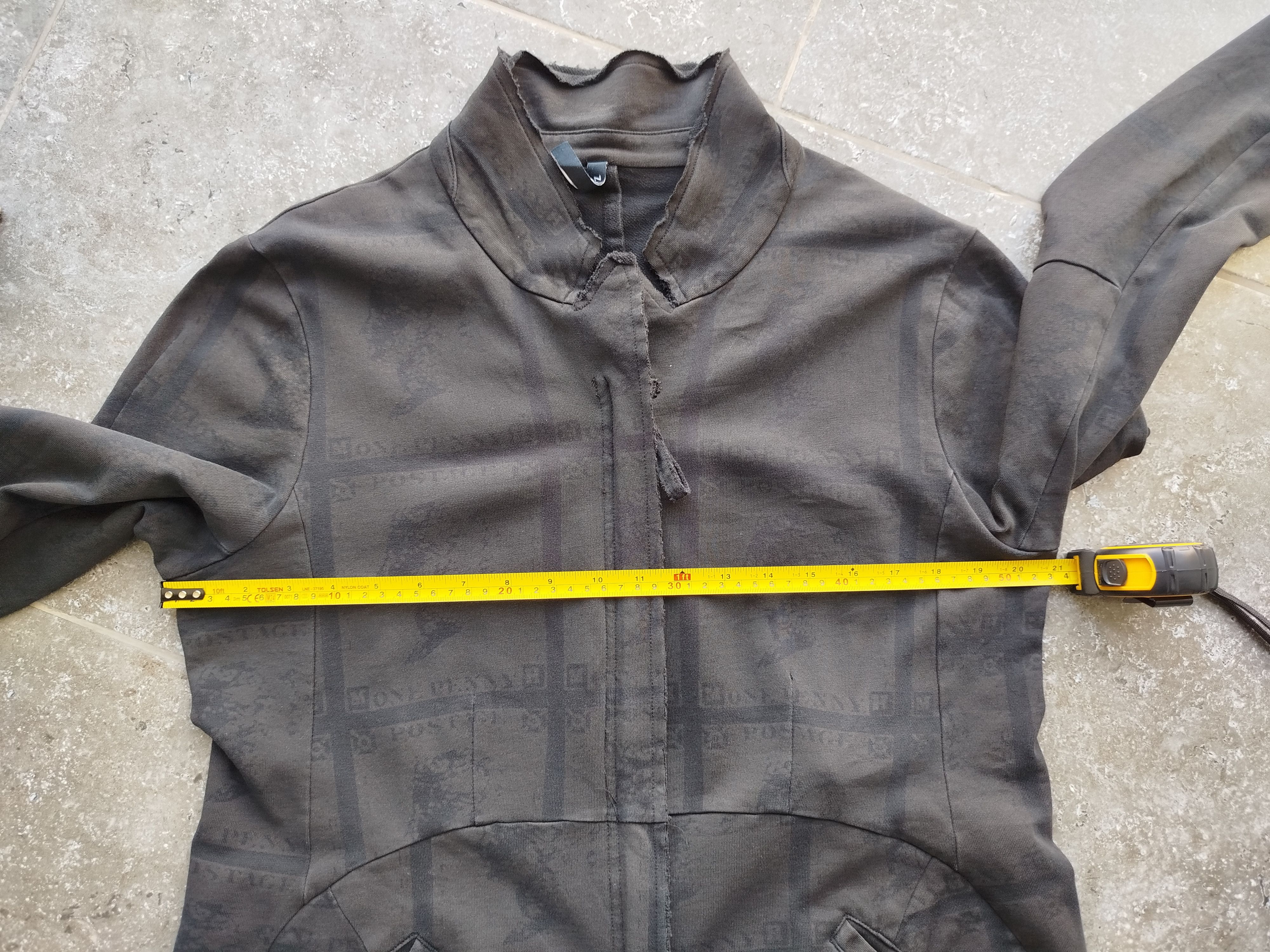 Rundholz Cardigan Jacket Full Zip Pockets One Penny Print Cotton Size L / US 10 / IT 46 - 12 Thumbnail