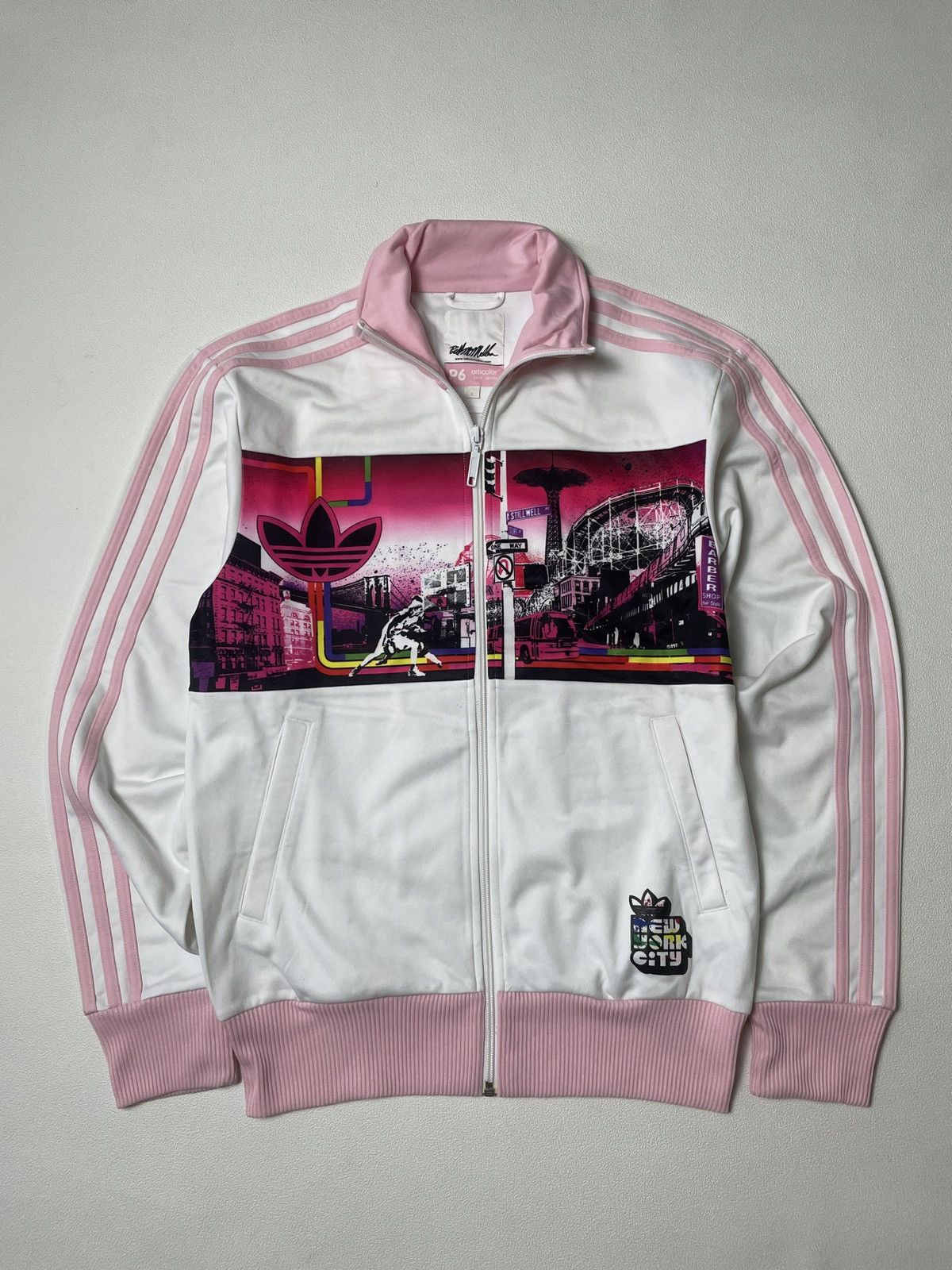Adidas Adidas Originals New York City Brooklyn Adicolor P6 Pink Size US S / EU 44-46 / 1 - 1 Thumbnail