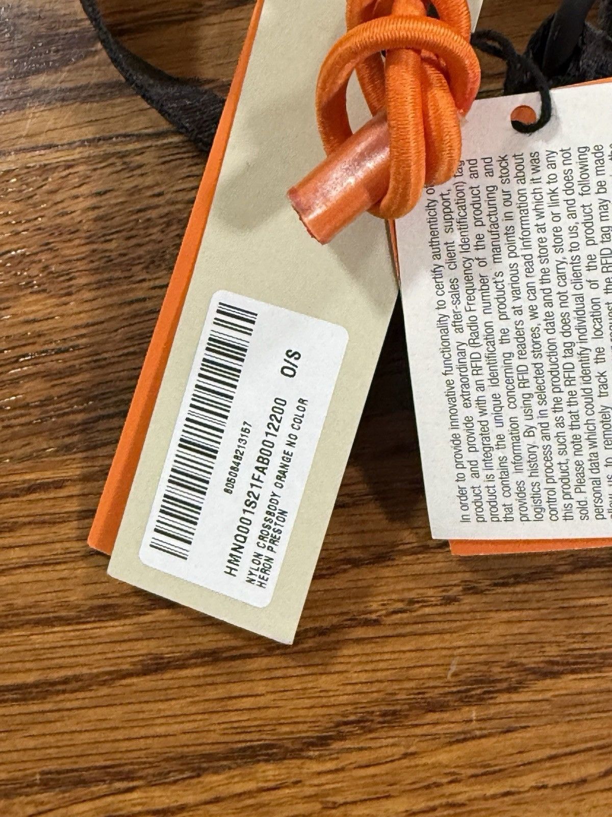 Heron Preston Heron Preston Nylon Crossbody Bag Orange Black NWT Size ONE SIZE - 8 Thumbnail