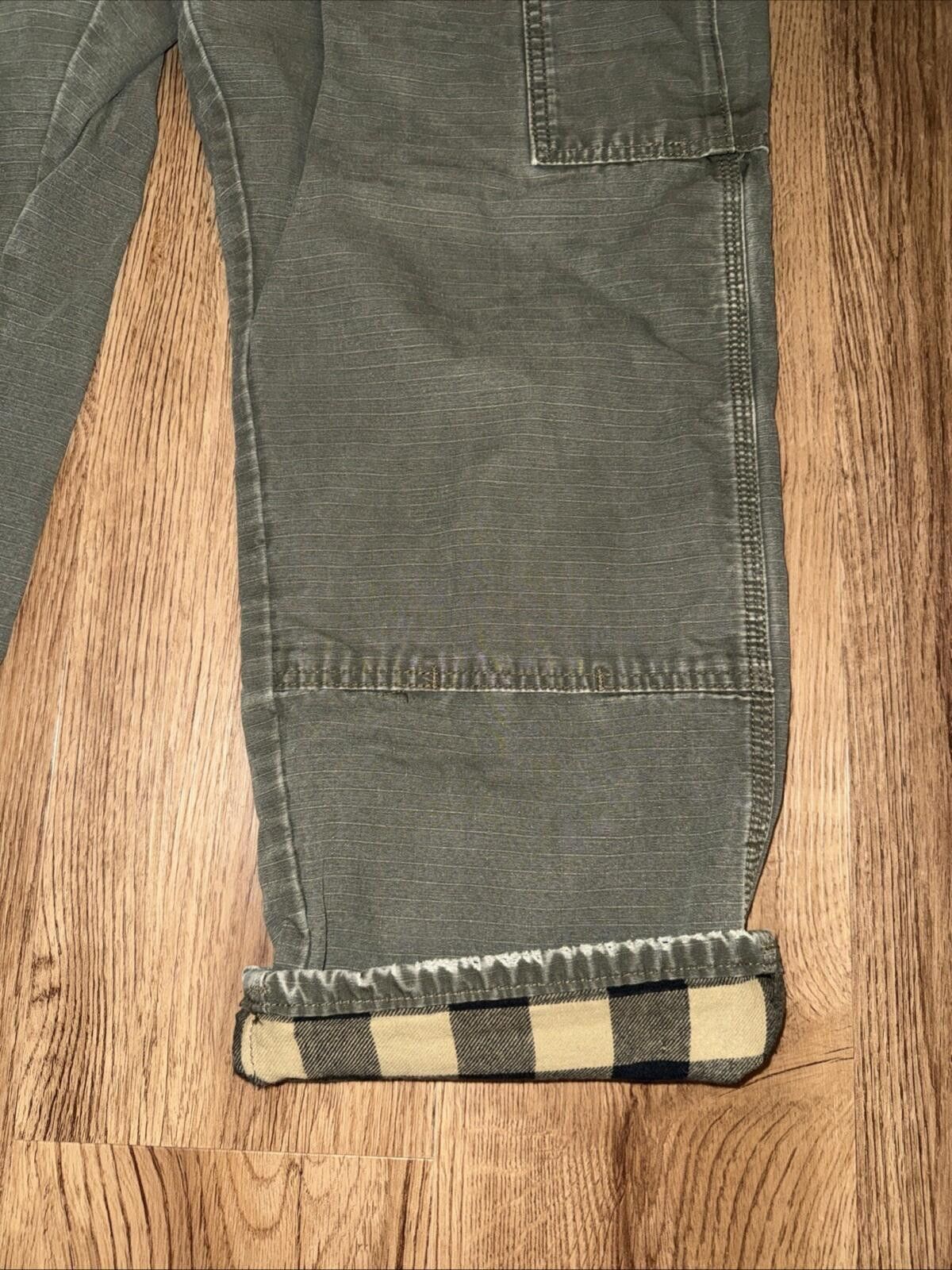 Wrangler Wrangler RIGGS Workwear Ranger Cargo Pants Flannel Lined Size US 35 - 2 Thumbnail