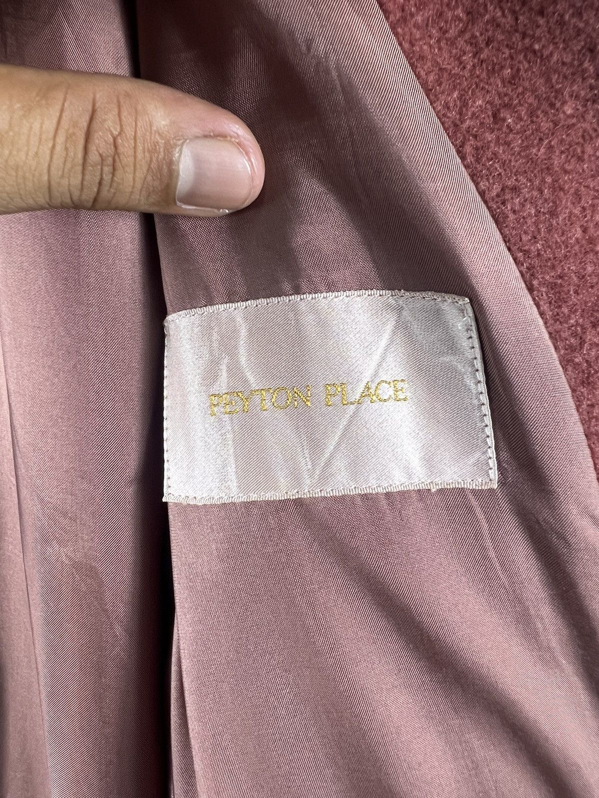 Japanese Brand × Vintage 🔥 PEYTON PLACE Over coat dusty pink 🔥 Size L / US 10 / IT 46 - 6 Thumbnail
