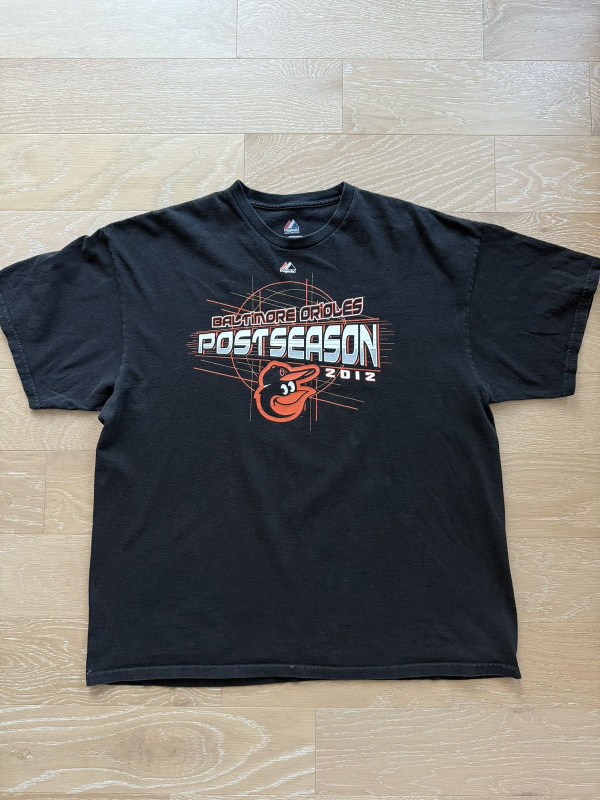 Majestic Baltimore Orioles World Series Postseason 2012 Shirt Size US XXL / EU 58 / 5 - 10 Thumbnail