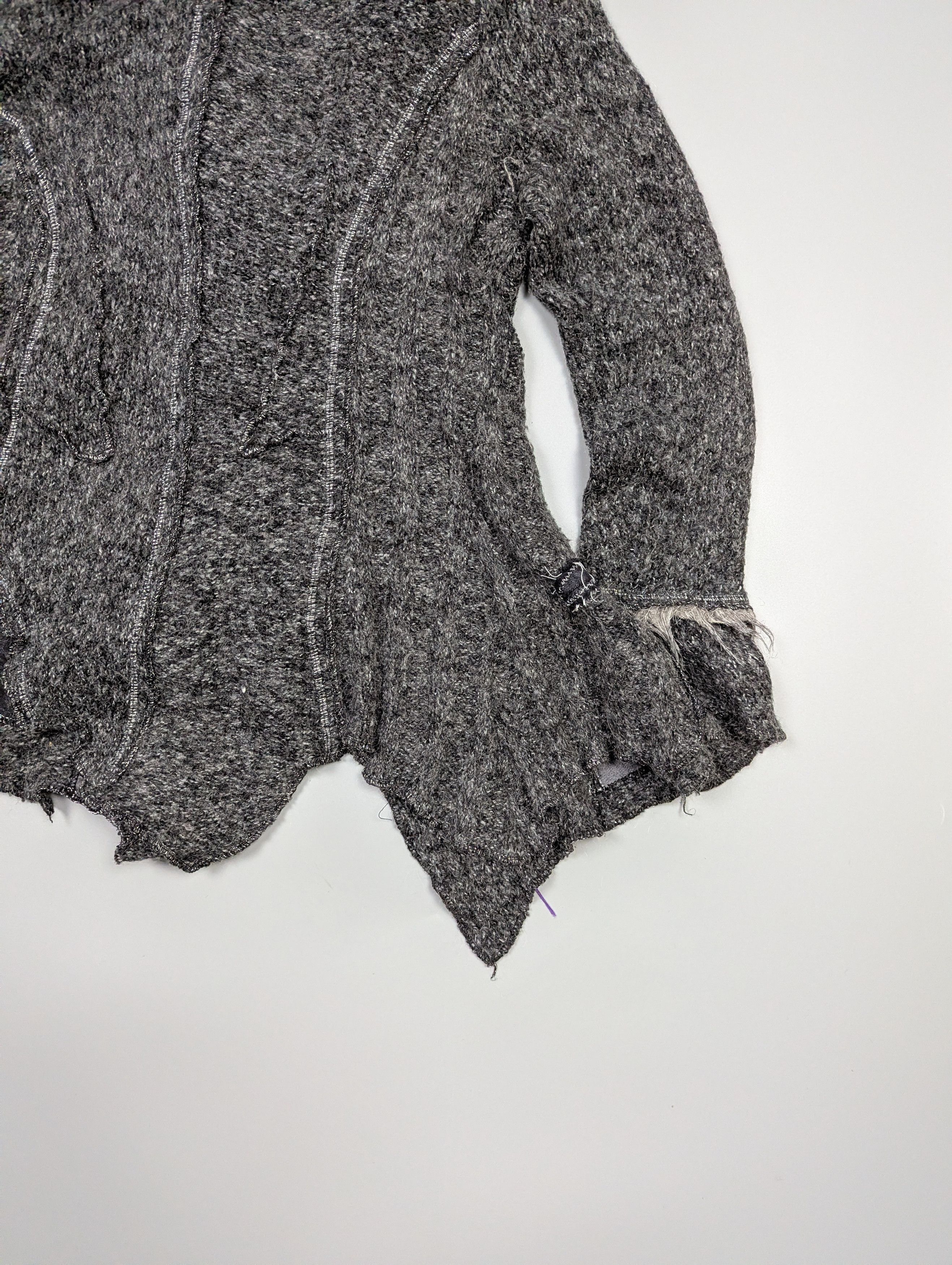 Japanese Brand Juju Christine Vintage Steampunk Wool Cardigan Gothic Size L / US 10 / IT 46 - 13 Thumbnail