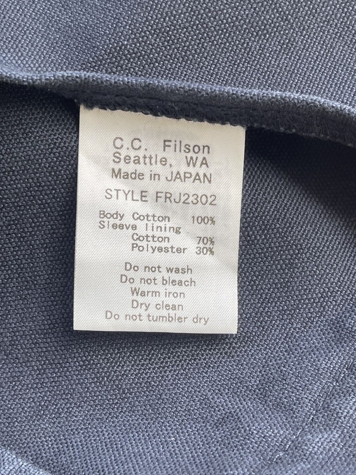 Filson Filson Tin Cloth Cruiser Jacket Size US M / EU 48-50 / 2 - 13 Thumbnail