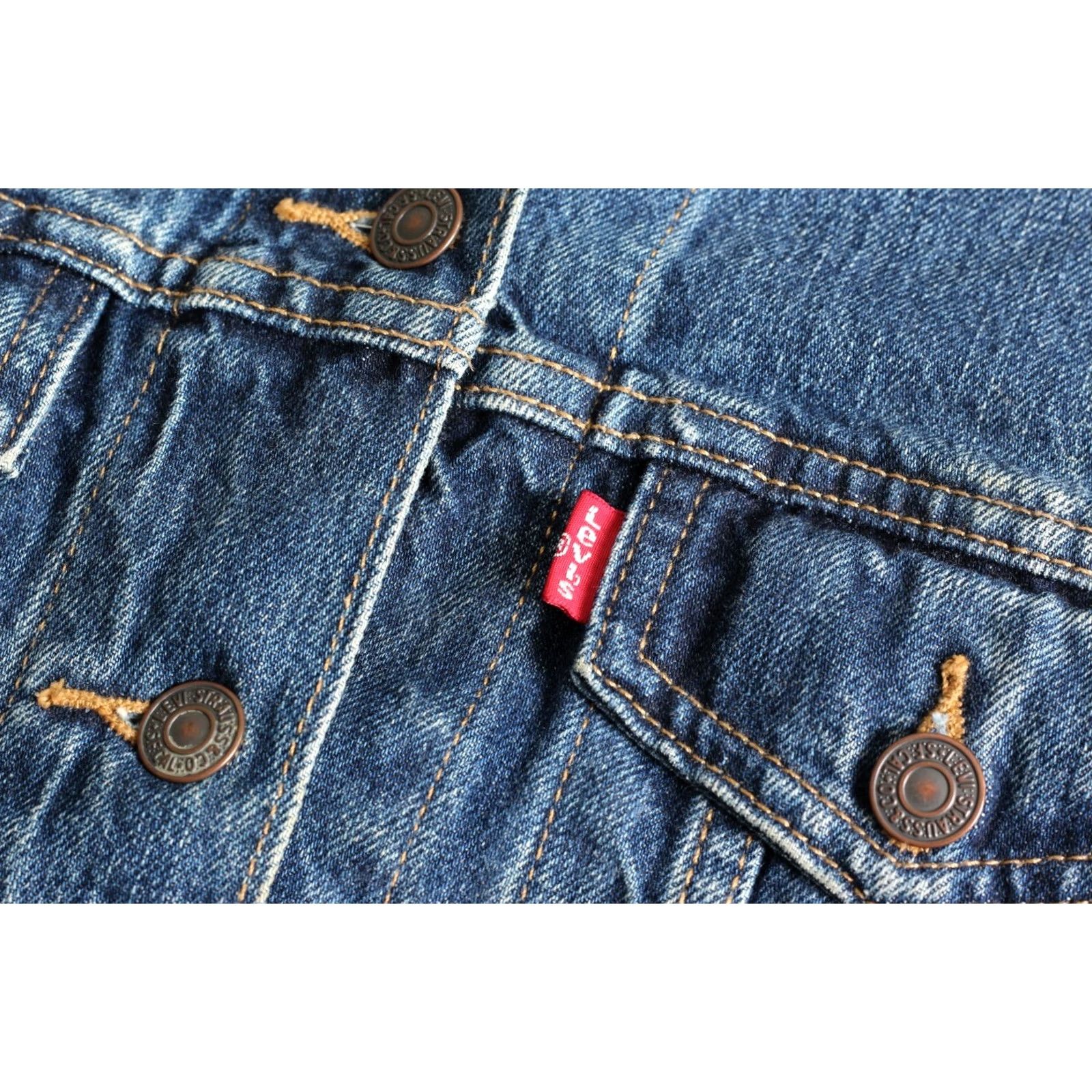 Levi's LEVI’S Ex-Boyfriend Trucker Denim Jacket Women Size XXS MJ5333 Jacket, Trucker, Levi's, Blue, 2XS, Regular, Short, Denim, Casual Womens Size XXS / US 00 / IT 34 - 4 Thumbnail