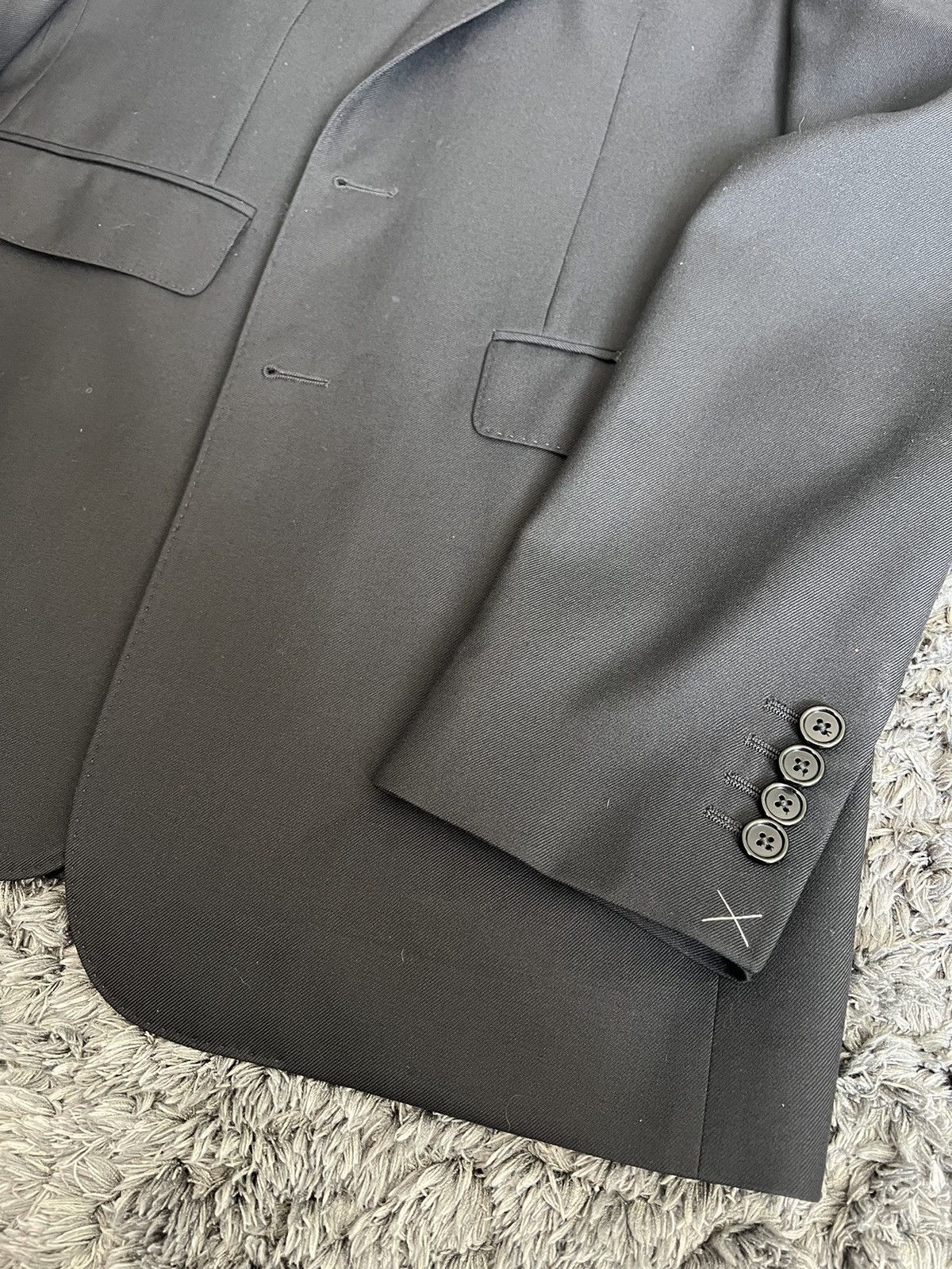 Celine × Hedi Slimane Classic 2 Buttons Gabardine Wool Jacket sz52 Size 48S - 5 Thumbnail