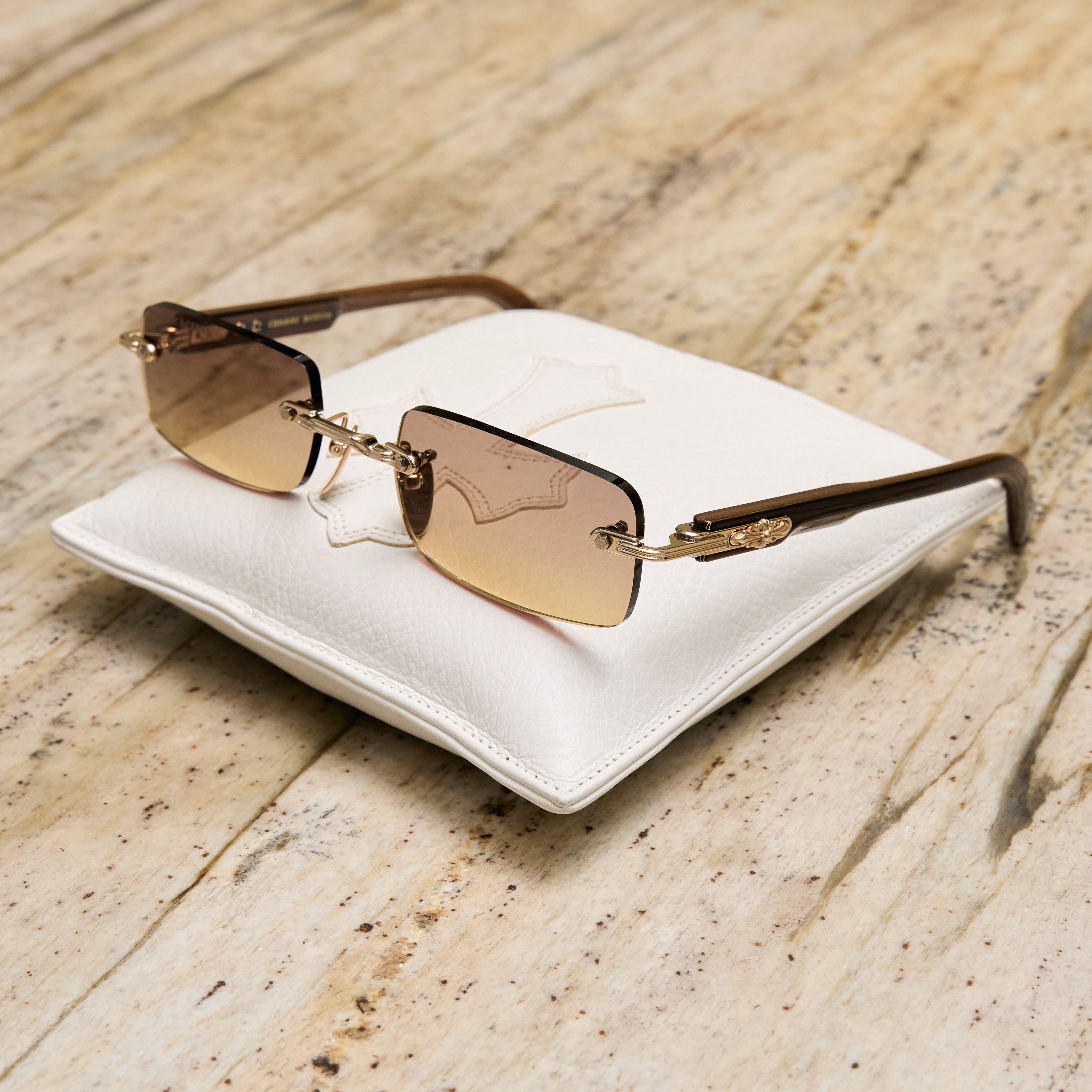 Chrome Hearts CHROME HEARTS DEEP II Gold Plated/Wood Ebony Size ONE SIZE - 1 Thumbnail