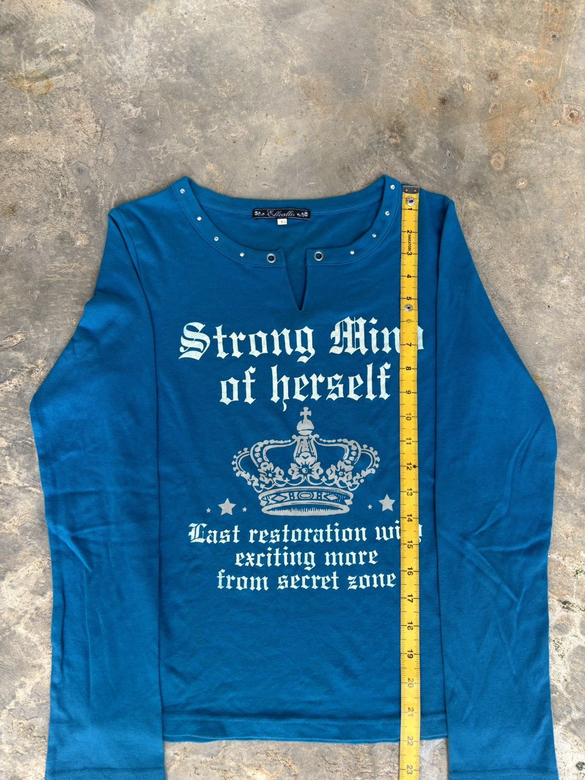 Hysteric Glamour × If Six Was Nine × Japanese Brand Y2k Strong Mind Of herself Ifsix Punk style Longsleeve Size L / US 10 / IT 46 - 8 Thumbnail