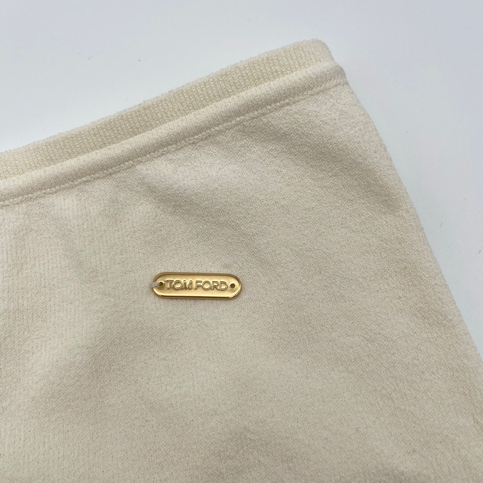 Tom Ford TOM FORD | NWT Jersey Knicker in Off White Boy Short S Size 26" / US 2 / IT 38 - 8 Thumbnail