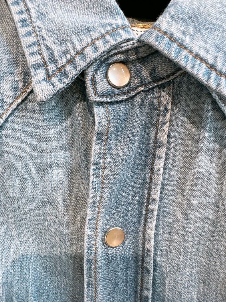 Saint Laurent Paris Saint Laurent Parisdenim shirt 2504-Nextarrow Size US S / EU 44-46 / 1 - 4 Thumbnail