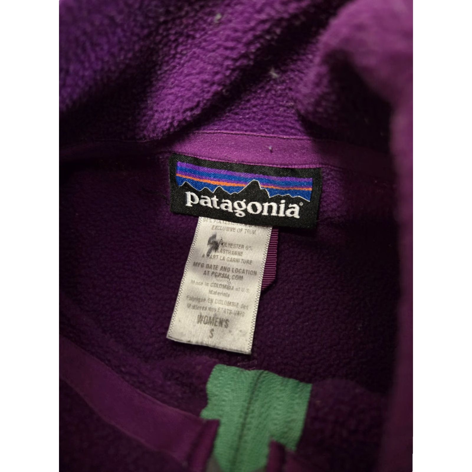 Patagonia VINTAGE Patagonia Womens Pullover Running Shirt 1/2 Zip Size Small Purple USA 1990s Womens Pullover Running Shirt Size S / US 4 / IT 40 - 5 Thumbnail