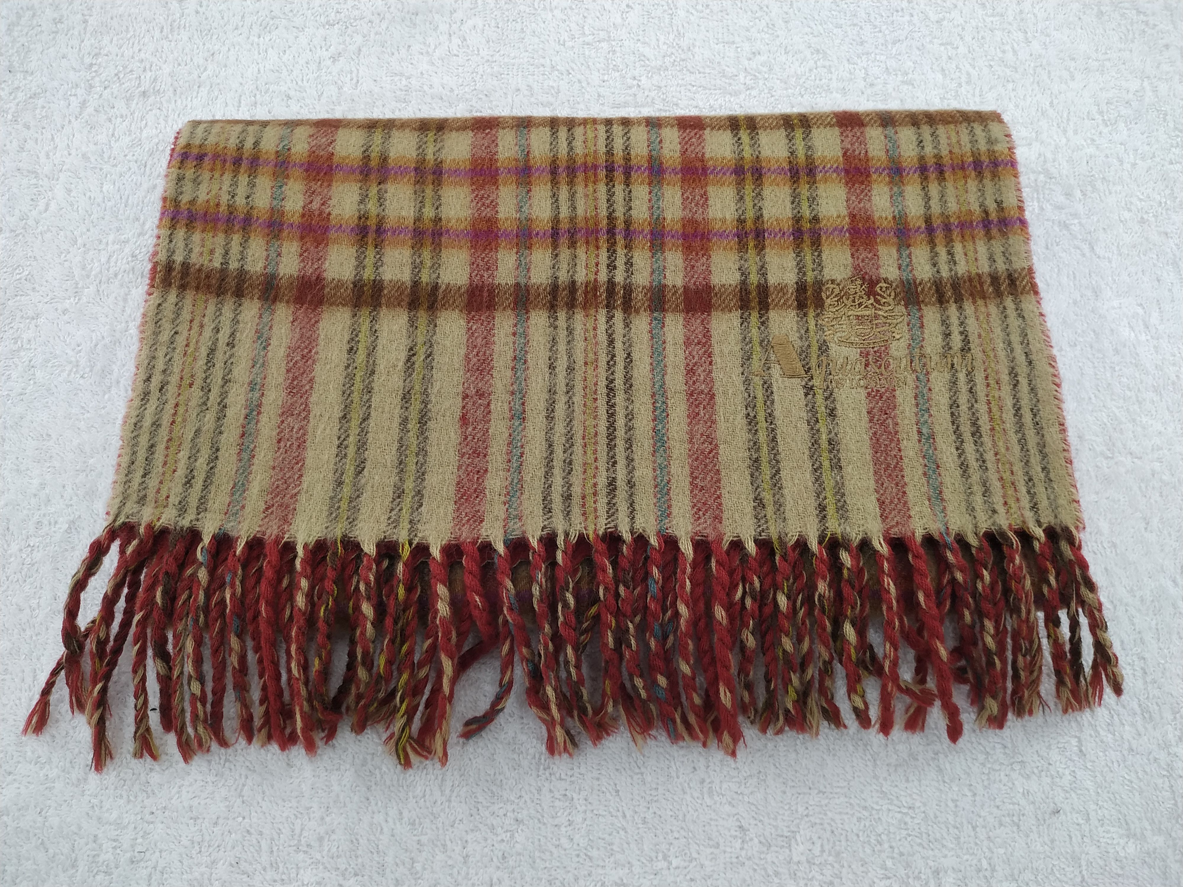 Aquascutum Vintage Auascutum Scarf/Muffler/Neckwear MF506 Size ONE SIZE - 3 Thumbnail