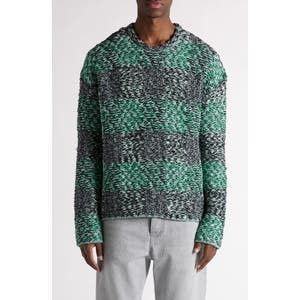 Bottega Veneta o1bcso1str0526 Cotton Checked Jumper Sweater in Multicolor Size US L / EU 52-54 / 3 - 1 Preview