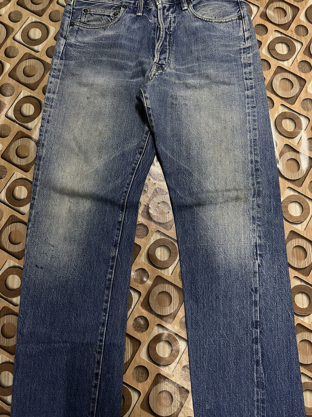 Denime Vintage 90’s DENIME Jeans Selvedge/Redline RARE Denim Pants Size US 31 - 4 Thumbnail