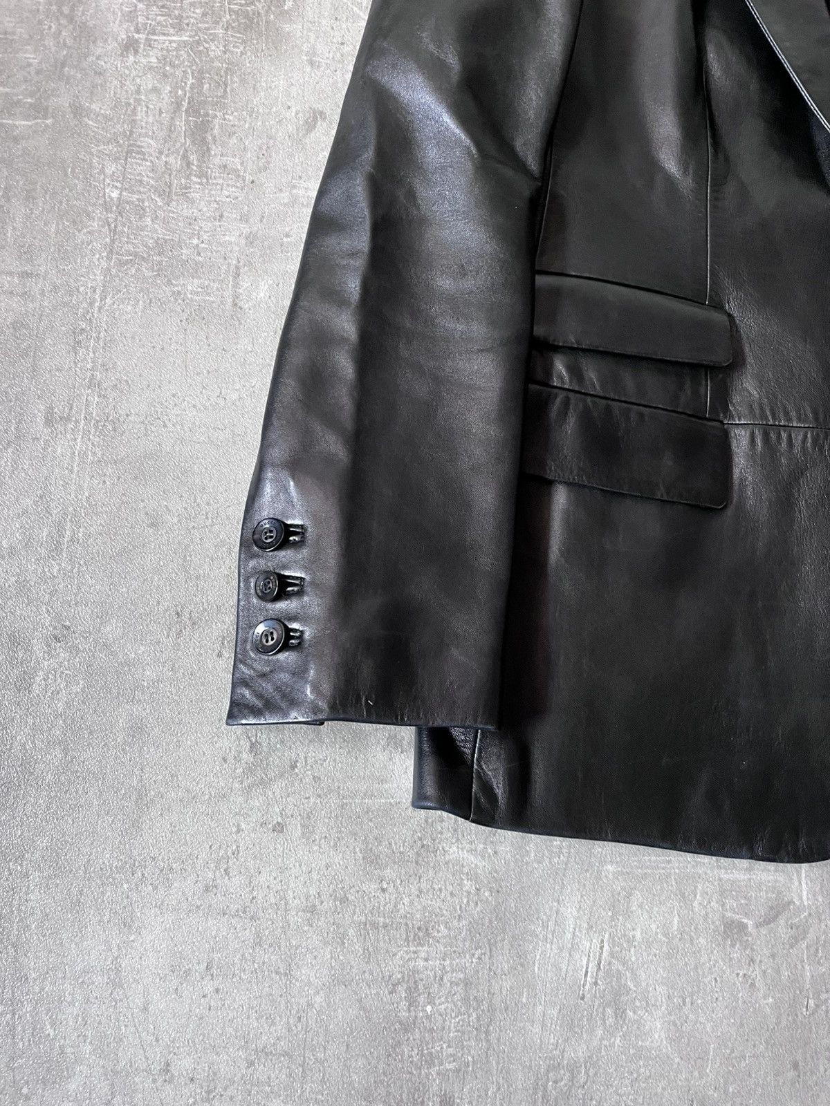 Gucci Gucci S/S 1998 by Tom Ford runway leather blazer jacket Size US S / EU 44-46 / 1 - 4 Thumbnail