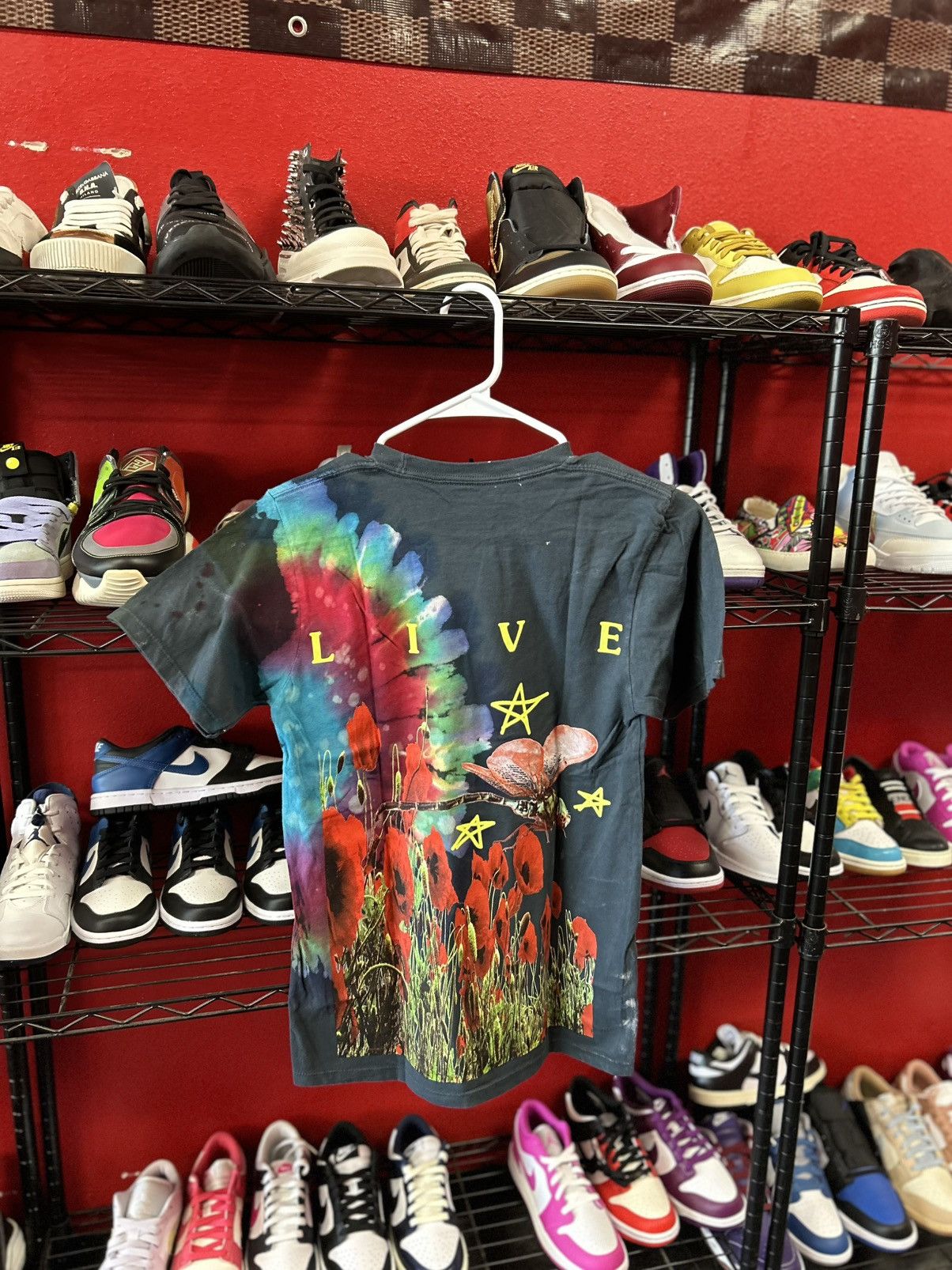 Travis Scott Travis Scott tye dye tee Size US S / EU 44-46 / 1 - 1 Thumbnail