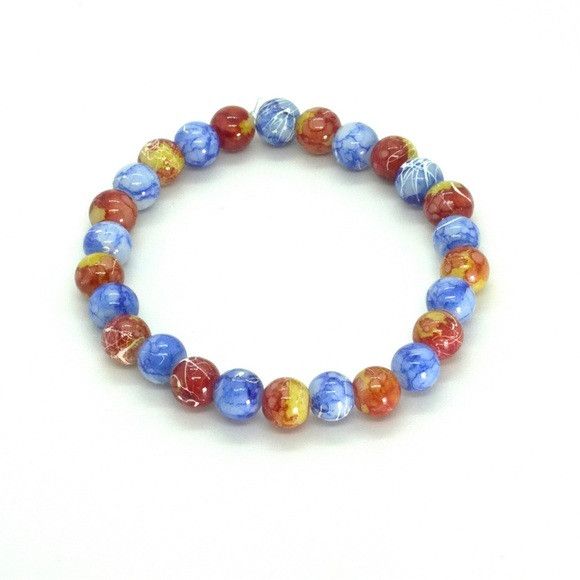 Other 8mm Beaded Bracelet #BRB-126 Size ONE SIZE - 1 Thumbnail