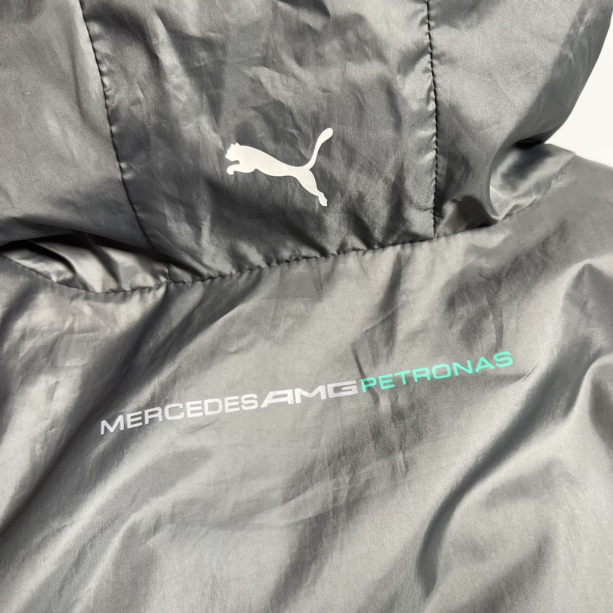 Formula 1 × Mercedes-Benz × Puma MERCEDES BENZ PUMA 2014 F1 PETRONAS AMG MESH LINES JACKET Size US M / EU 48-50 / 2 - 12 Thumbnail