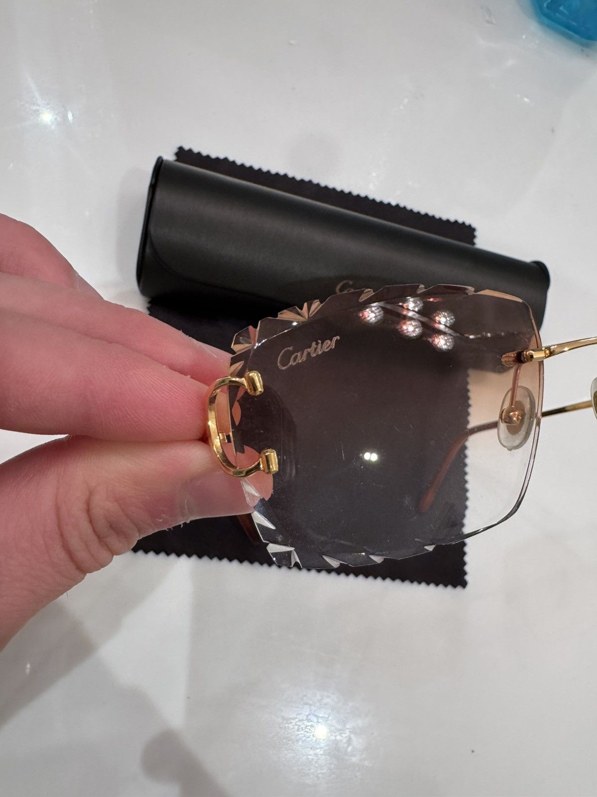 Cartier Cartier sunglasses big c Size ONE SIZE - 7 Thumbnail