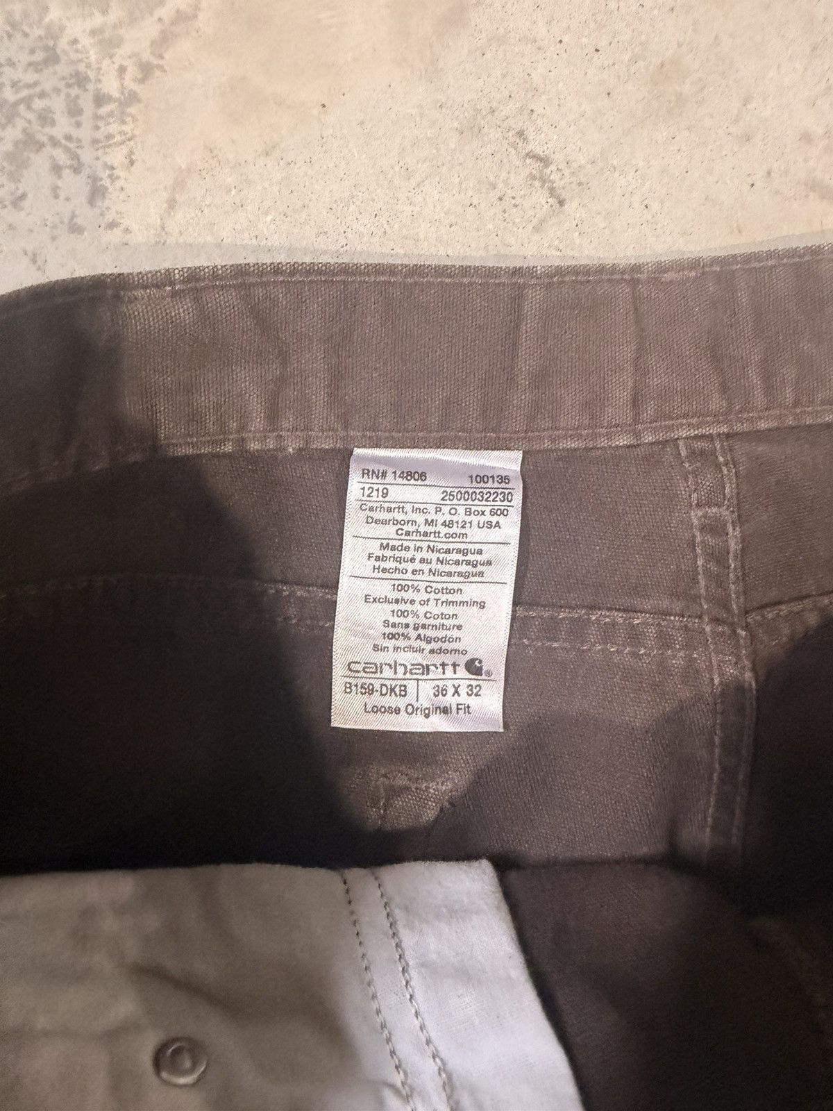 Carhartt CARHARTT LEATHER PATCH LOOSE FIT DENIM Size US 34 / EU 50 - 3 Thumbnail