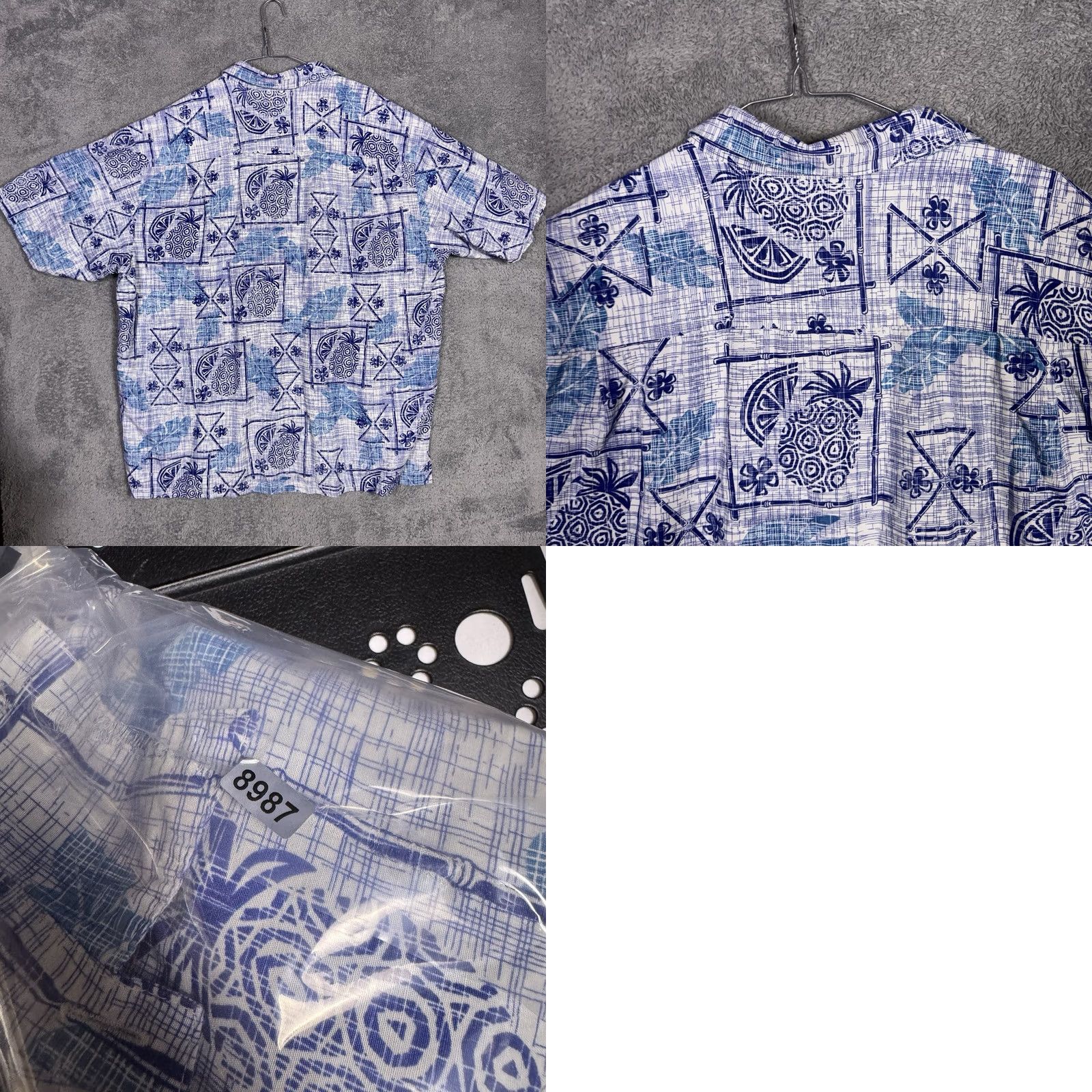 Vintage Kahala Shirt Mens 3XL Floral Hawaiian Pineapple Swinger Geometric USA Linen Shirt Size US XXL / EU 58 / 5 - 8 Thumbnail