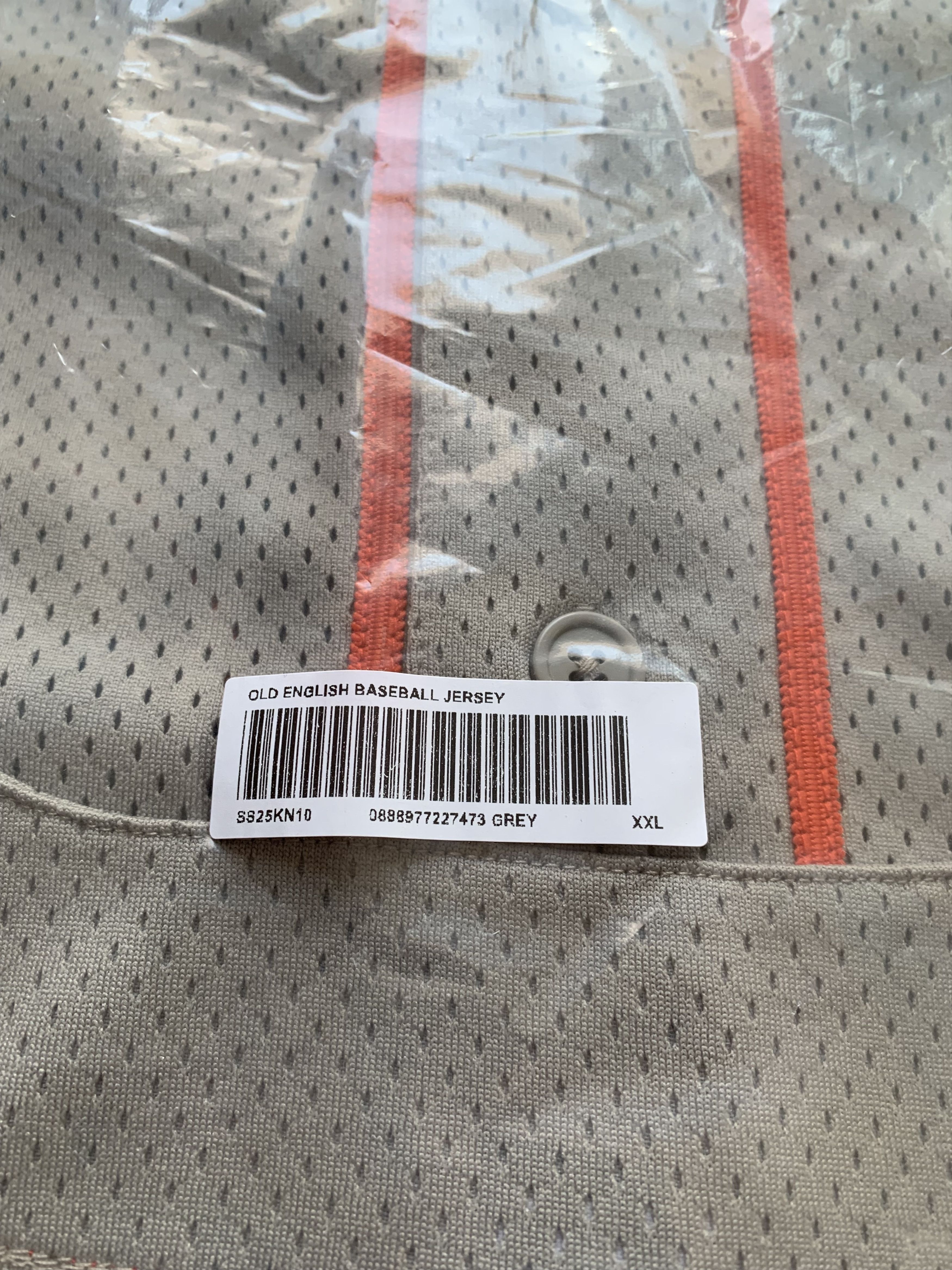 Supreme Old English Baseball Jersey Size US XXL / EU 58 / 5 - 7 Thumbnail