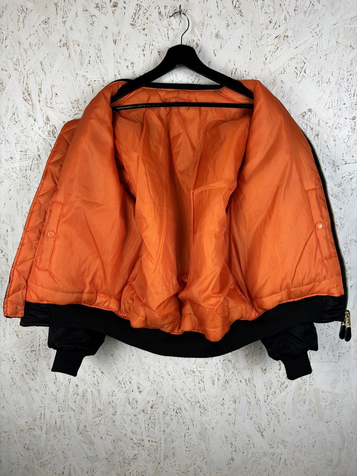 Fostex Garments Vintage Fostex Garments MA1 USAF Bomber Jacket Black M Size US M / EU 48-50 / 2 - 6 Thumbnail