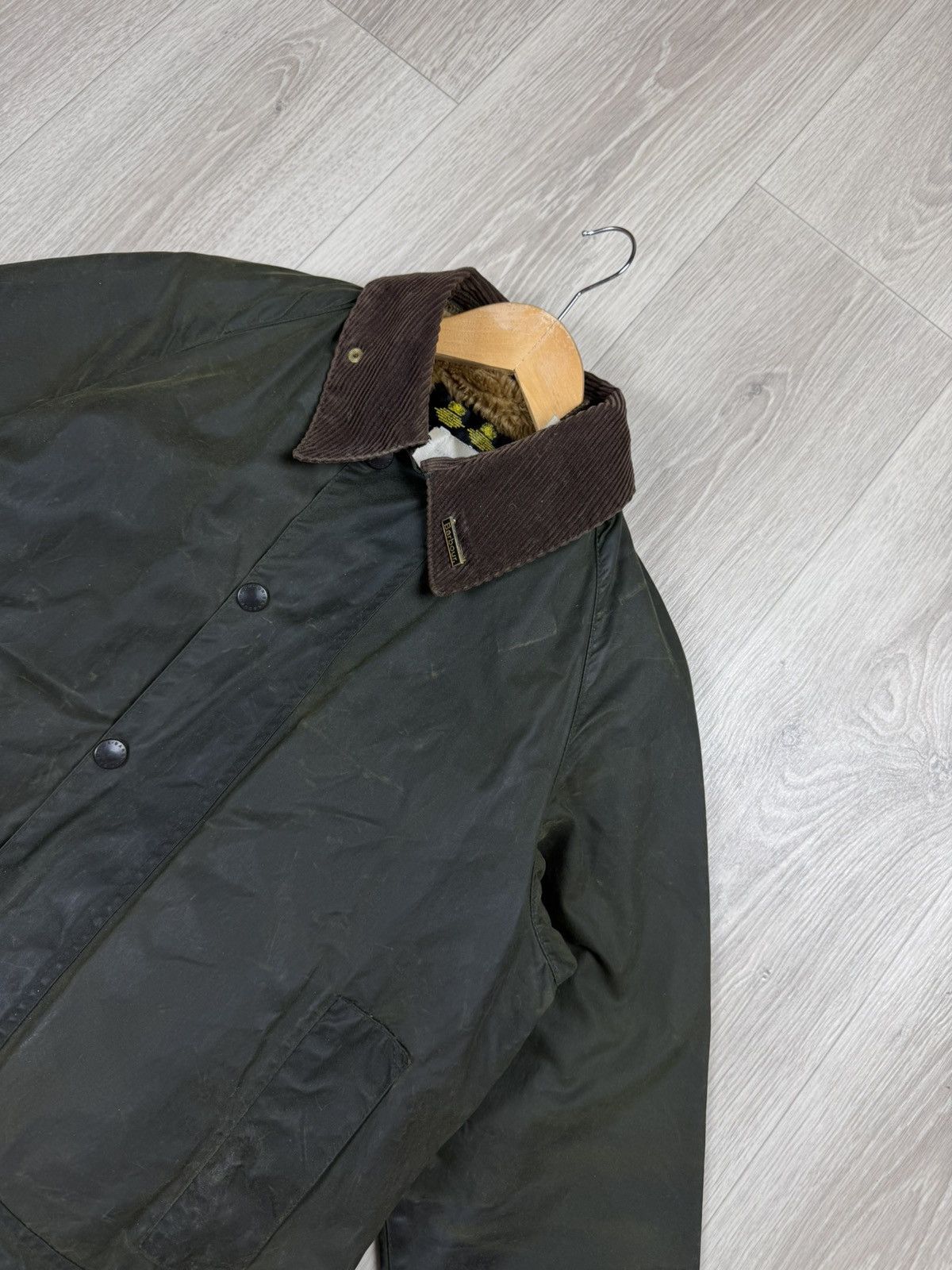 Barbour Vintage Barbour Beaufort A150 Waxed Jacket Corduroy Collar Size US S / EU 44-46 / 1 - 2 Thumbnail
